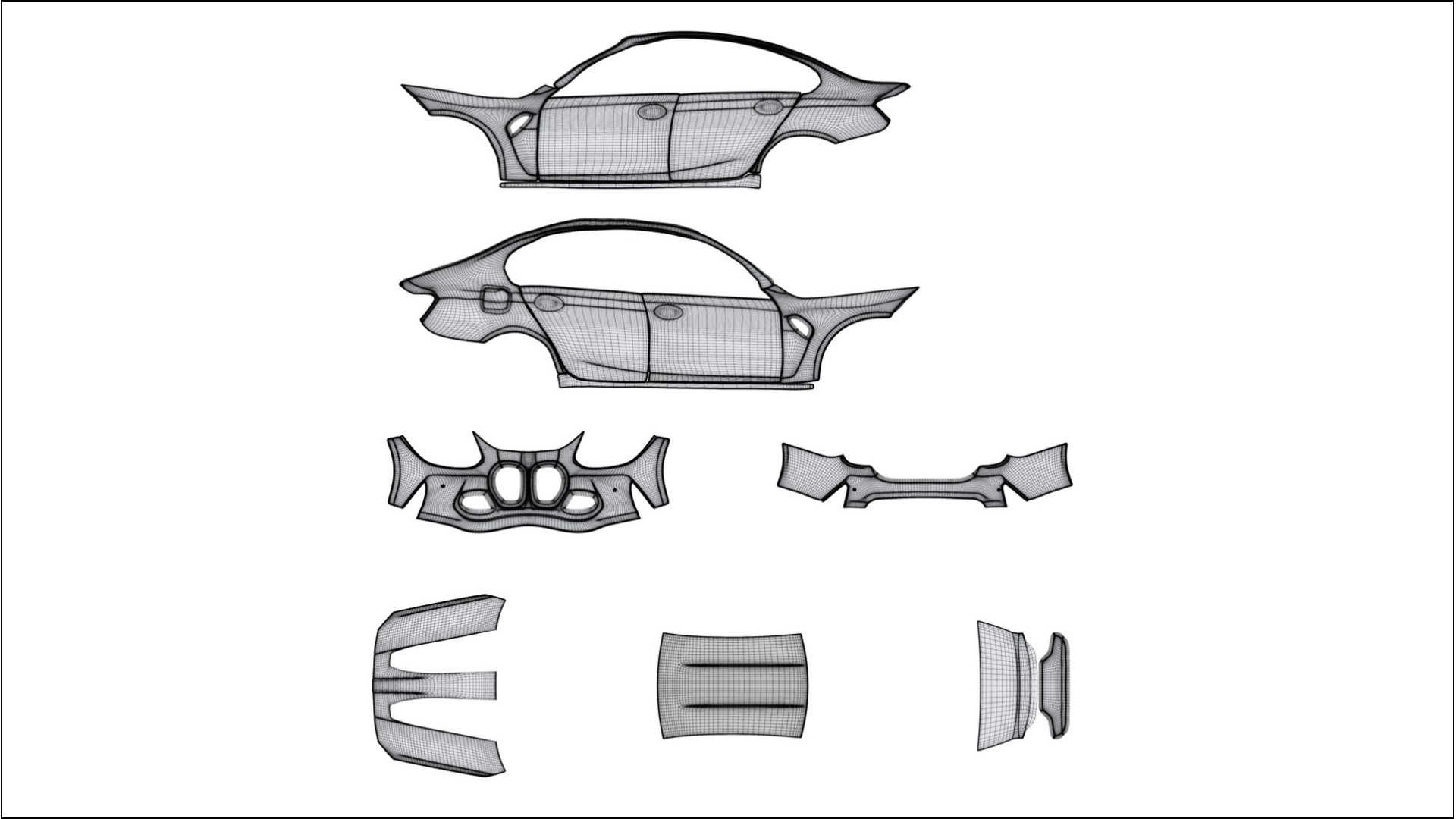BMW M3 G80 Competition CS Film de Protecție pentru Vopsea TPU | LAGOON PPF cu Schimbare de Culoare – Kit Complet Predecupat 2