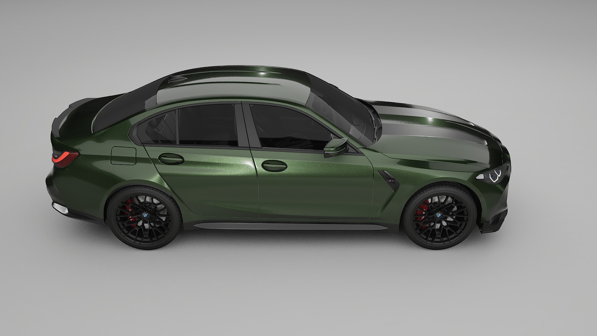 BMW M3 G80 Competition CS Film de Protecție pentru Vopsea TPU | LAGOON PPF cu Schimbare de Culoare – Kit Complet Predecupat