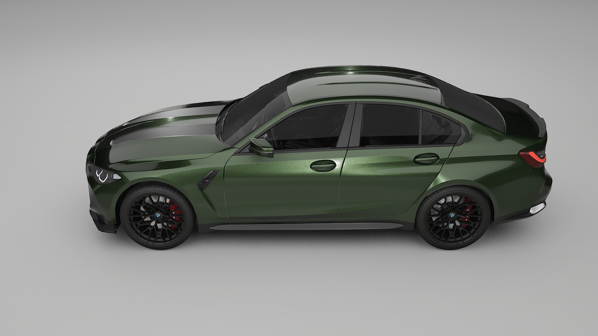 BMW M3 G80 Competition CS Film de Protecție pentru Vopsea TPU | LAGOON PPF cu Schimbare de Culoare – Kit Complet Predecupat