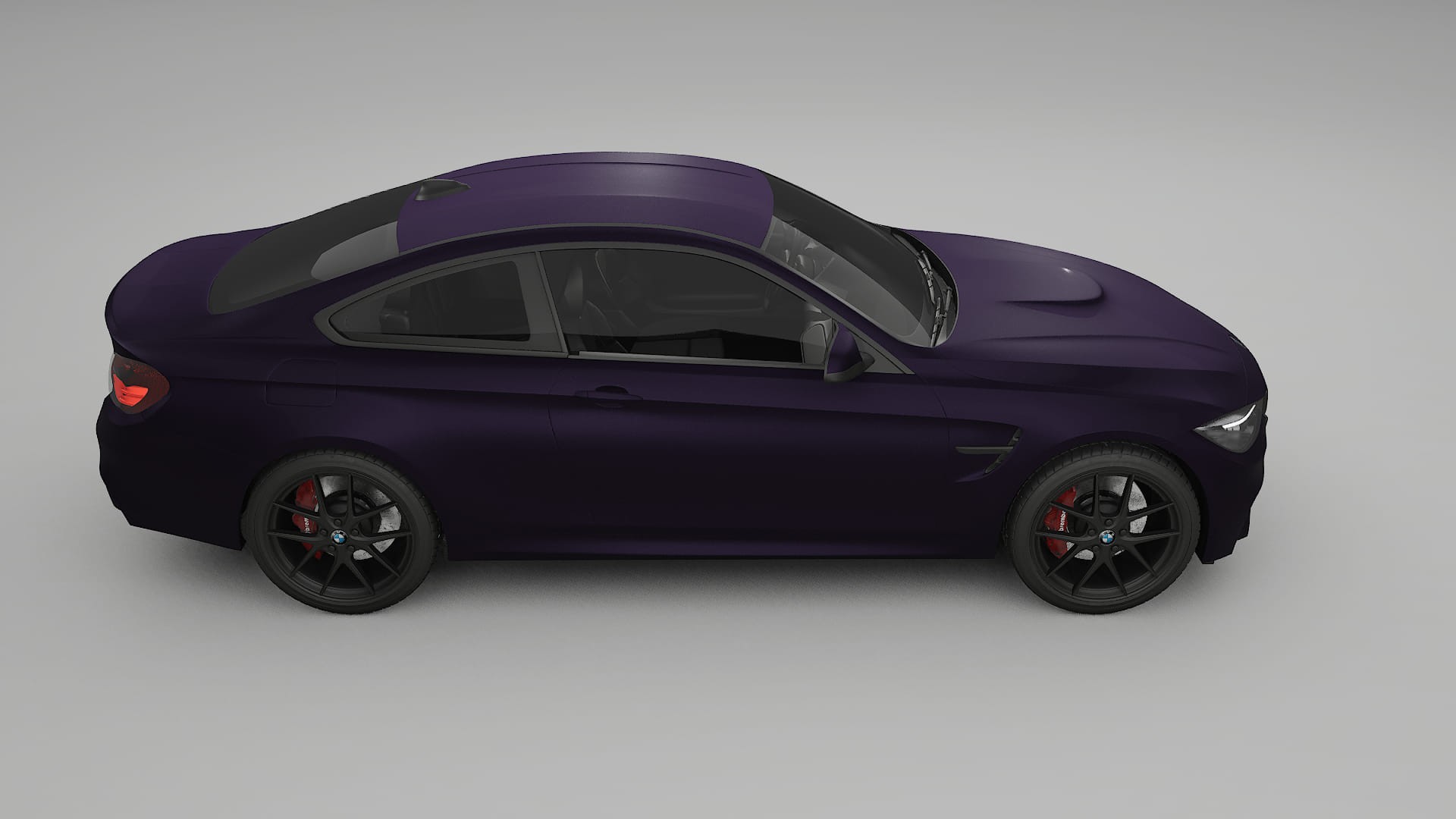 BMW M4 F82 Film de Protecție pentru Vopsea TPU | VIOLET PPF cu Schimbare de Culoare – Kit Complet Predecupat