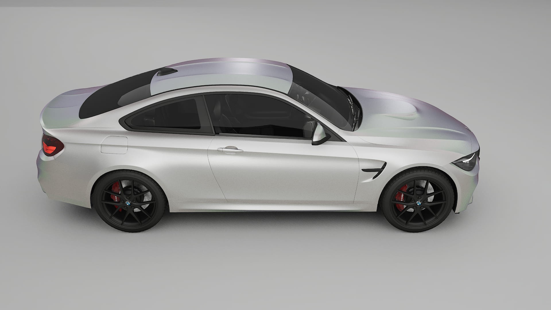 BMW M4 F82 Film de Protecție pentru Vopsea TPU | NEBULA PPF cu Schimbare de Culoare – Kit Complet Predecupat