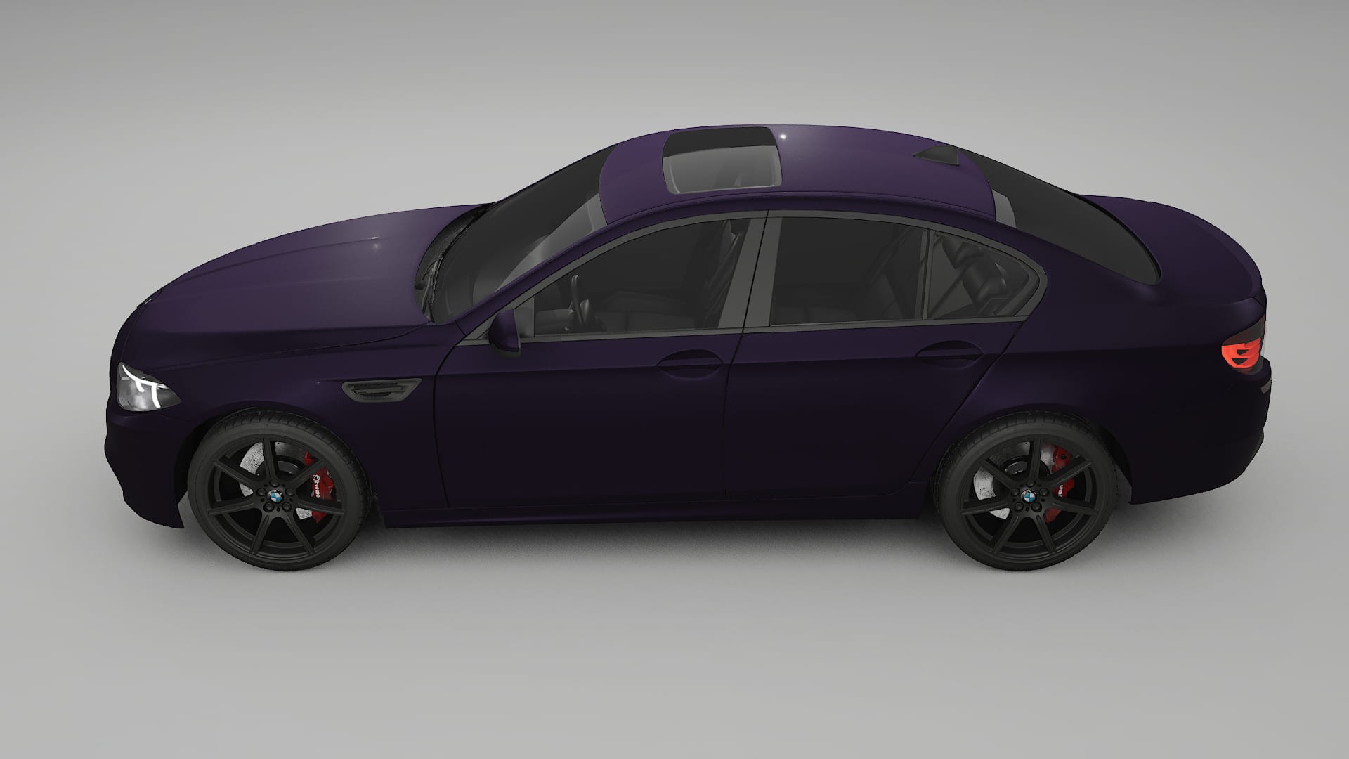 BMW M5 F10 Film de Protecție pentru Vopsea TPU | VIOLET PPF cu Schimbare de Culoare – Kit Complet Predecupat