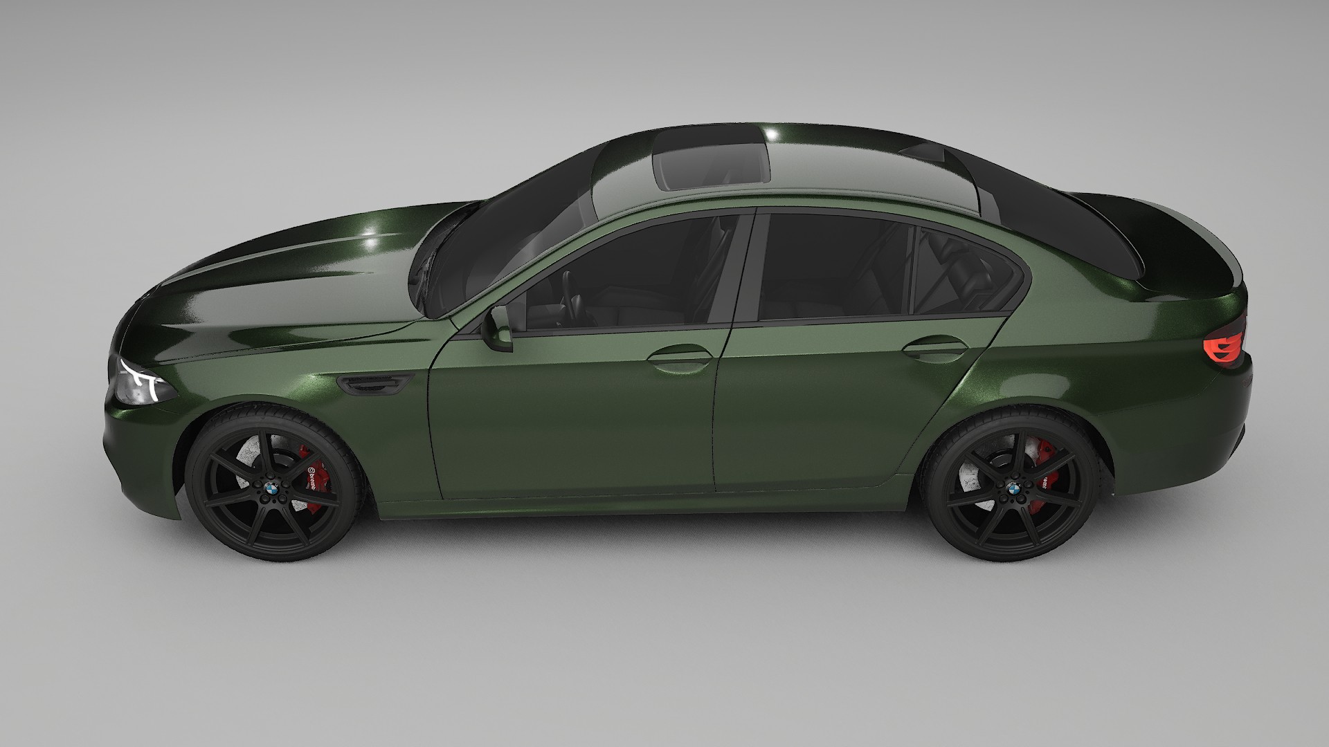 BMW M5 F10 Film de Protecție pentru Vopsea TPU | LAGOON PPF cu Schimbare de Culoare – Kit Complet Predecupat