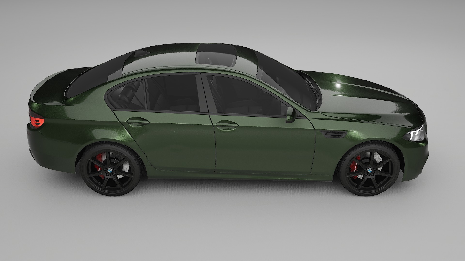 BMW M5 F10 Film de Protecție pentru Vopsea TPU | LAGOON PPF cu Schimbare de Culoare – Kit Complet Predecupat