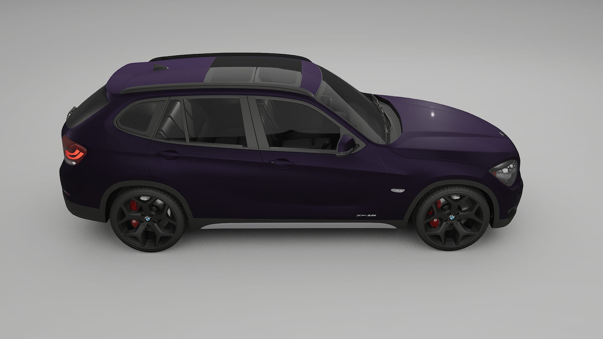 BMW X1 E84 Film de Protecție pentru Vopsea TPU | VIOLET PPF cu Schimbare de Culoare – Kit Complet Predecupat