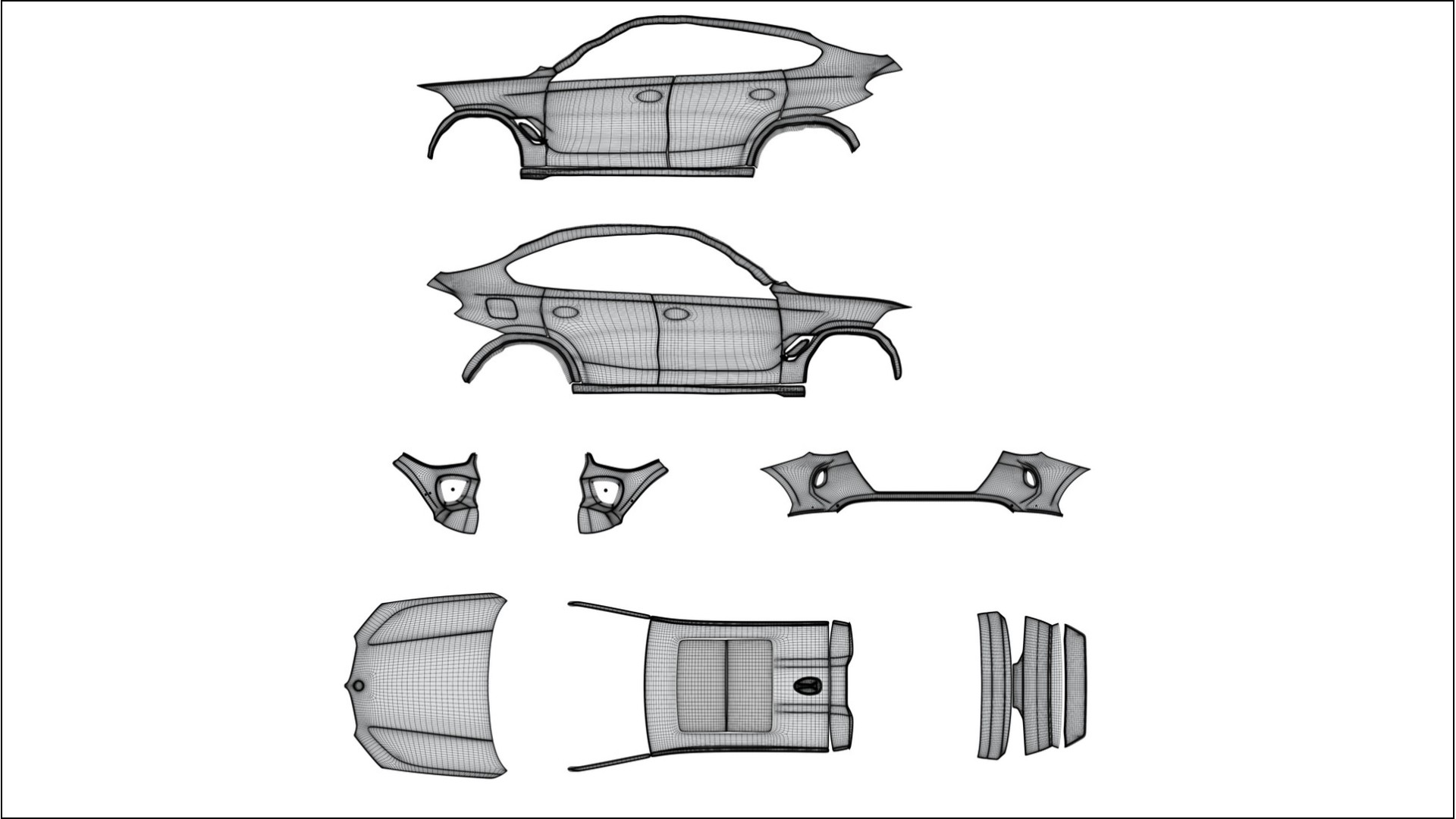 BMW X6 F96 Competition Film de Protecție pentru Vopsea TPU | BLUSH PPF cu Schimbare de Culoare – Kit Complet Predecupat