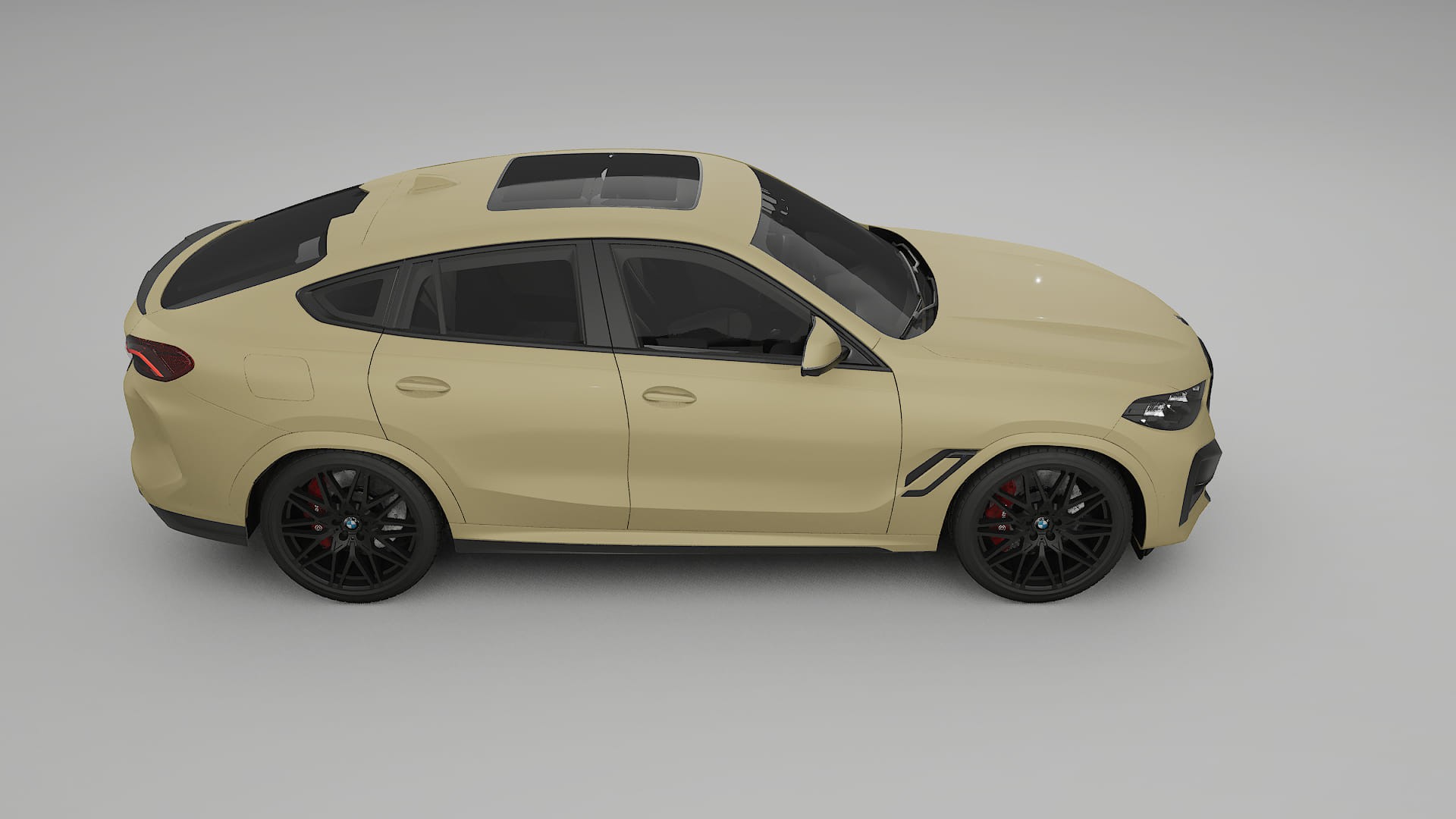 BMW X6 F96 Competition Film de Protecție pentru Vopsea TPU | SAND PPF cu Schimbare de Culoare – Kit Complet Predecupat