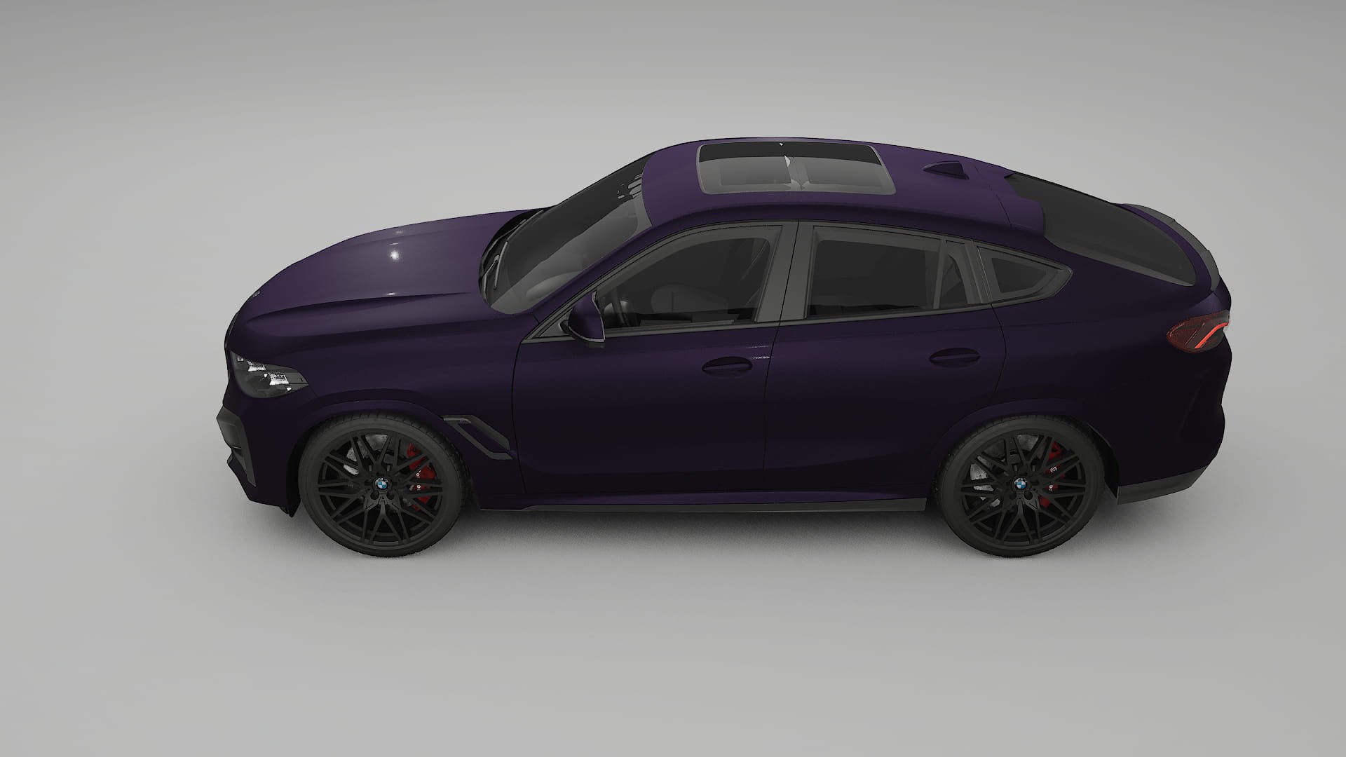 BMW X6 F96 Competition Film de Protecție pentru Vopsea TPU | VIOLET PPF cu Schimbare de Culoare – Kit Complet Predecupat