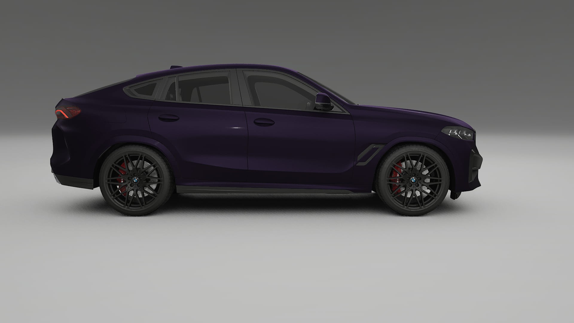 BMW X6 F96 Competition Film de Protecție pentru Vopsea TPU | VIOLET PPF cu Schimbare de Culoare – Kit Complet Predecupat