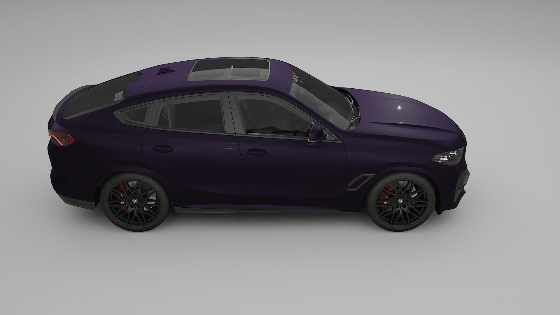 BMW X6 F96 Competition Film de Protecție pentru Vopsea TPU | VIOLET PPF cu Schimbare de Culoare – Kit Complet Predecupat