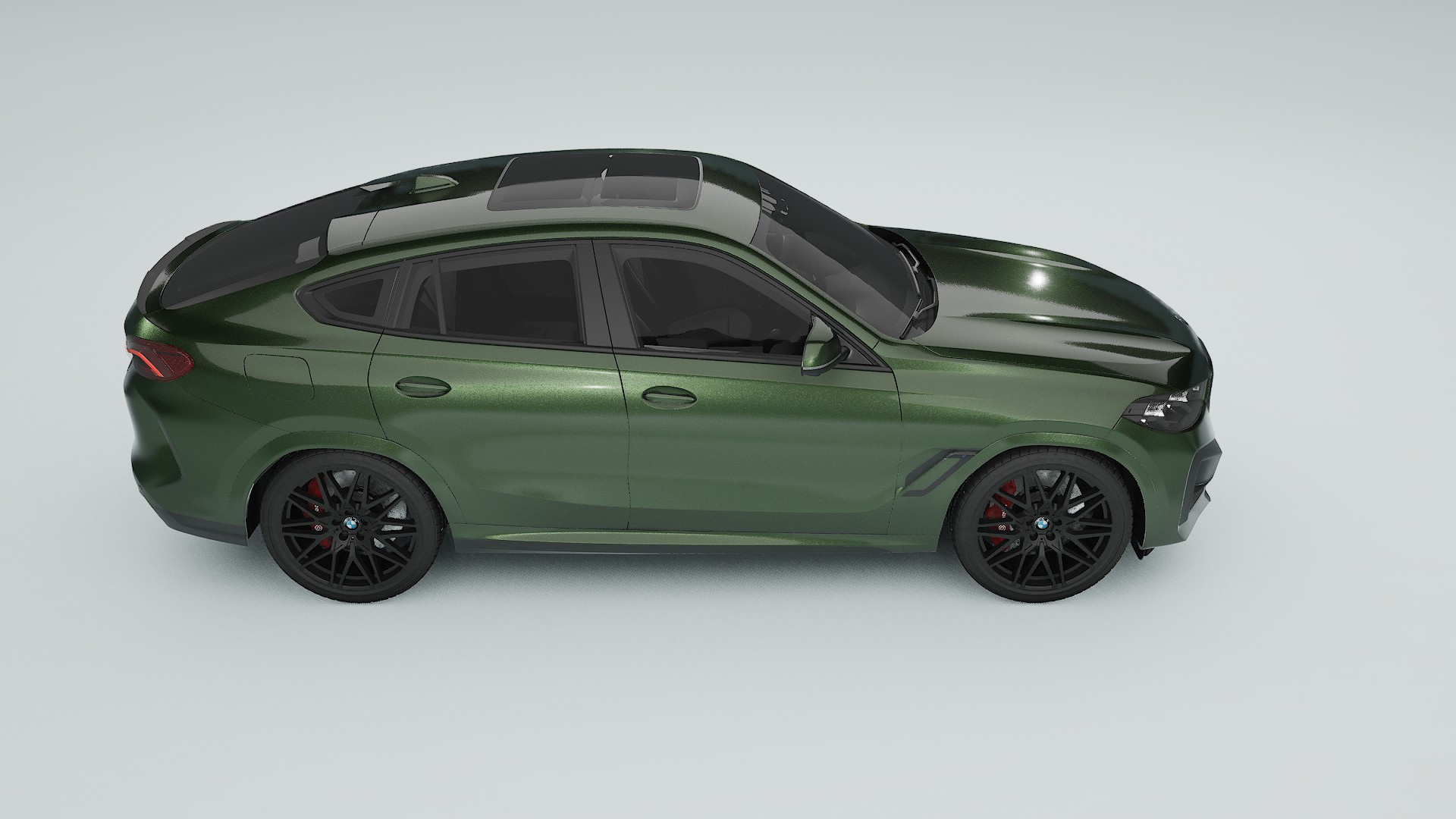 BMW X6 F96 Competition Film de Protecție pentru Vopsea TPU | LAGOON PPF cu Schimbare de Culoare – Kit Complet Predecupat