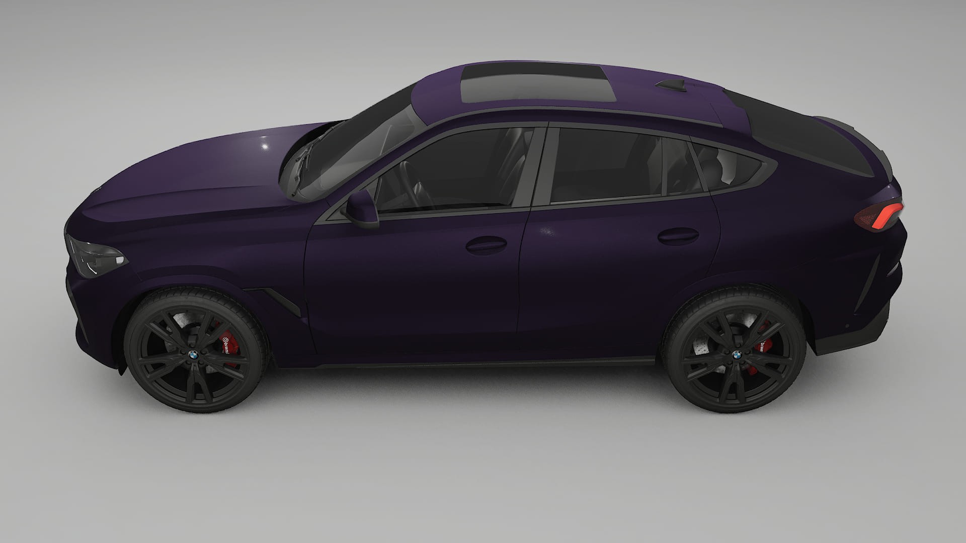 BMW X6 G06 F96 Film de Protecție pentru Vopsea TPU | VIOLET PPF cu Schimbare de Culoare – Kit Complet Predecupat