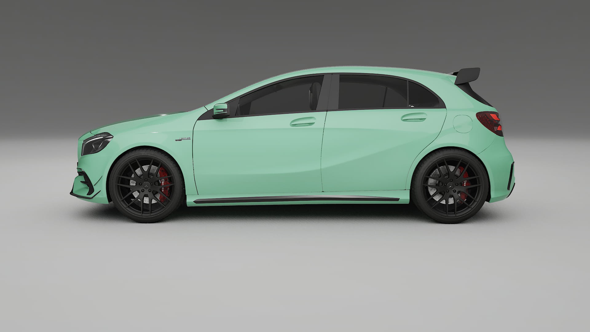 Mercedes A45 AMG W176 Film de Protecție pentru Vopsea TPU | DUSTY PPF cu Schimbare de Culoare – Kit Complet Predecupat