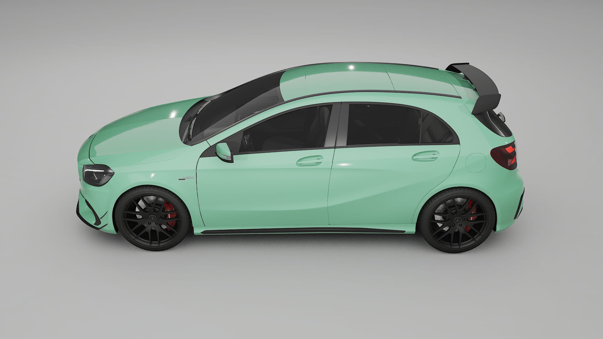 Mercedes A45 AMG W176 Film de Protecție pentru Vopsea TPU | DUSTY PPF cu Schimbare de Culoare – Kit Complet Predecupat