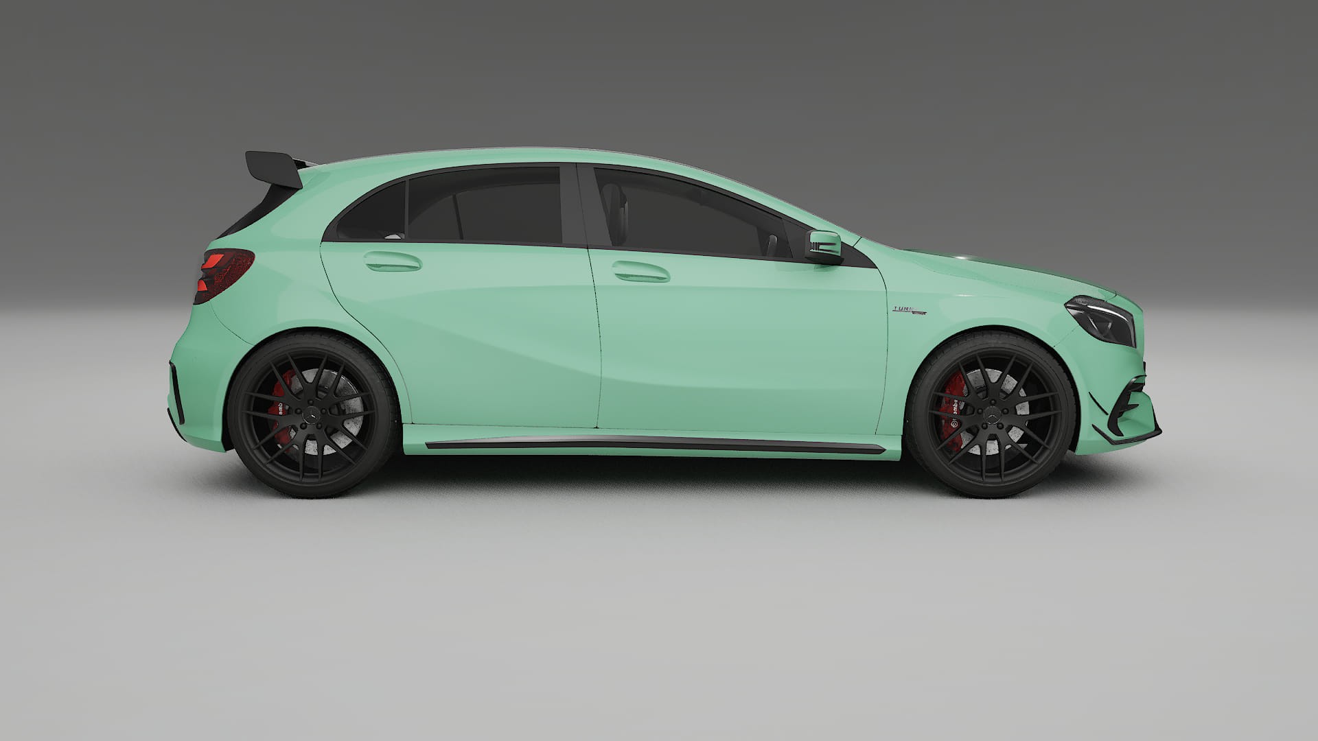 Mercedes A45 AMG W176 Film de Protecție pentru Vopsea TPU | DUSTY PPF cu Schimbare de Culoare – Kit Complet Predecupat