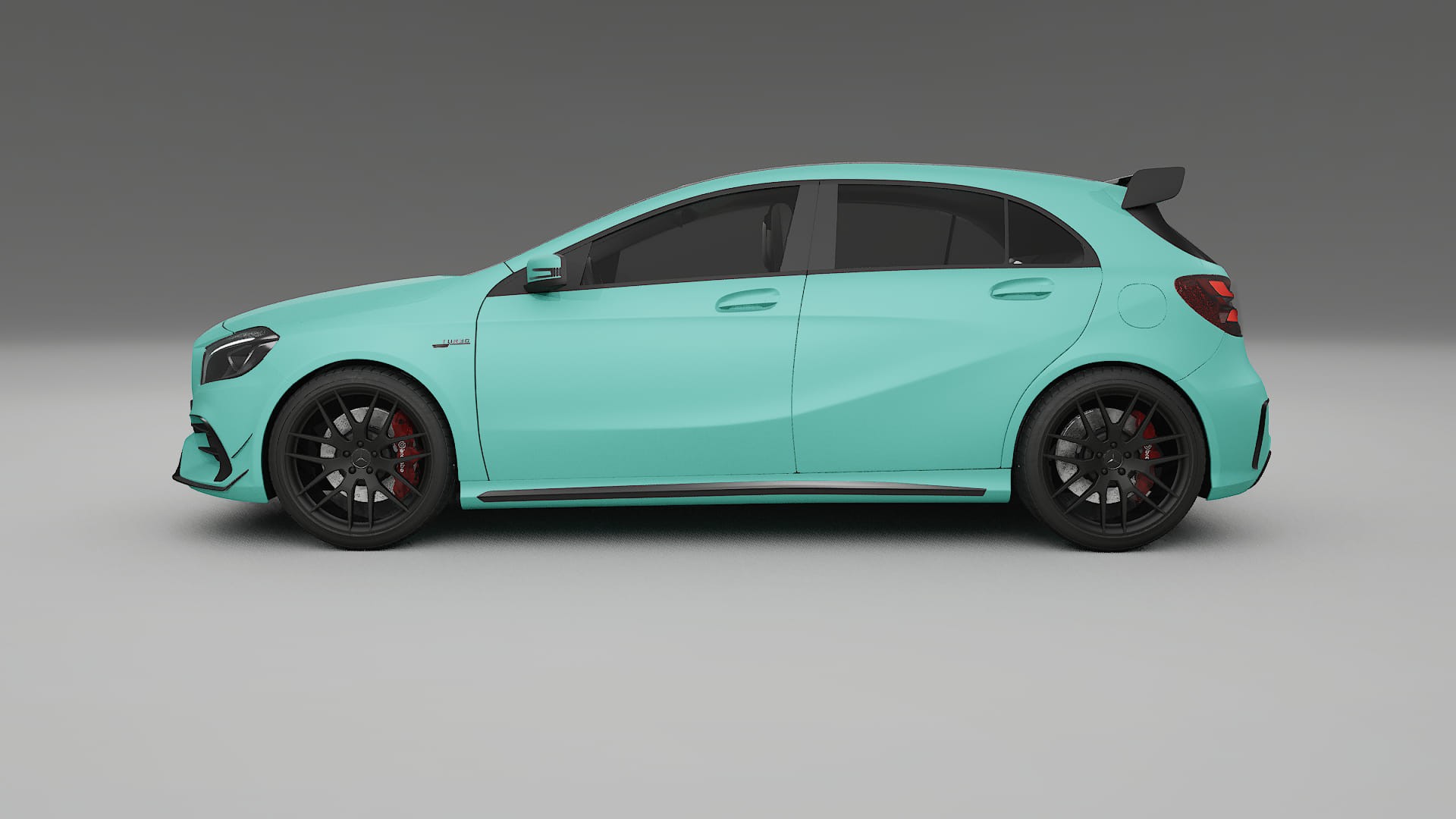 Mercedes A45 AMG W176 Film de Protecție pentru Vopsea TPU | FROST PPF cu Schimbare de Culoare – Kit Complet Predecupat