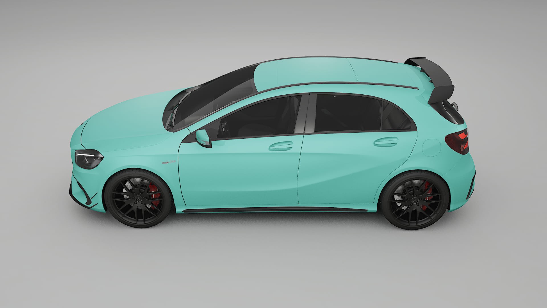 Mercedes A45 AMG W176 Film de Protecție pentru Vopsea TPU | FROST PPF cu Schimbare de Culoare – Kit Complet Predecupat