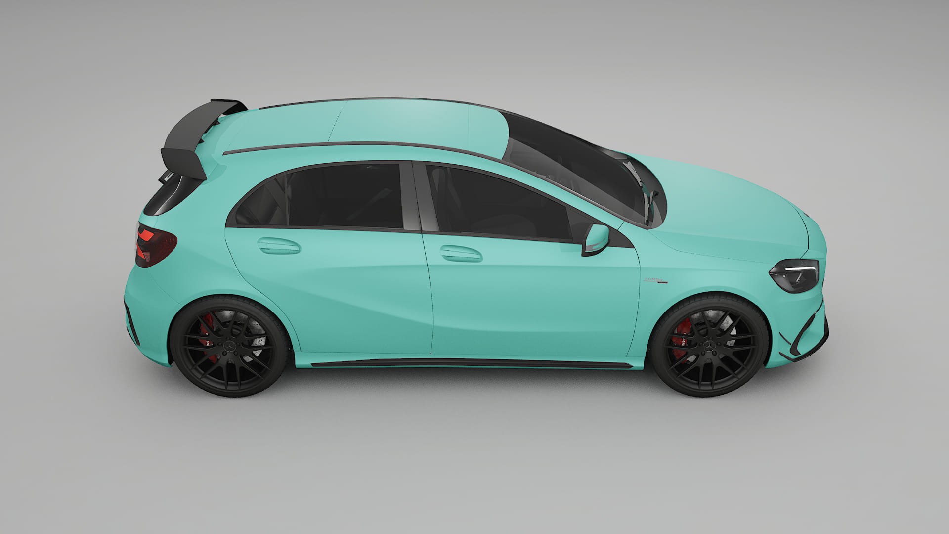 Mercedes A45 AMG W176 Film de Protecție pentru Vopsea TPU | FROST PPF cu Schimbare de Culoare – Kit Complet Predecupat