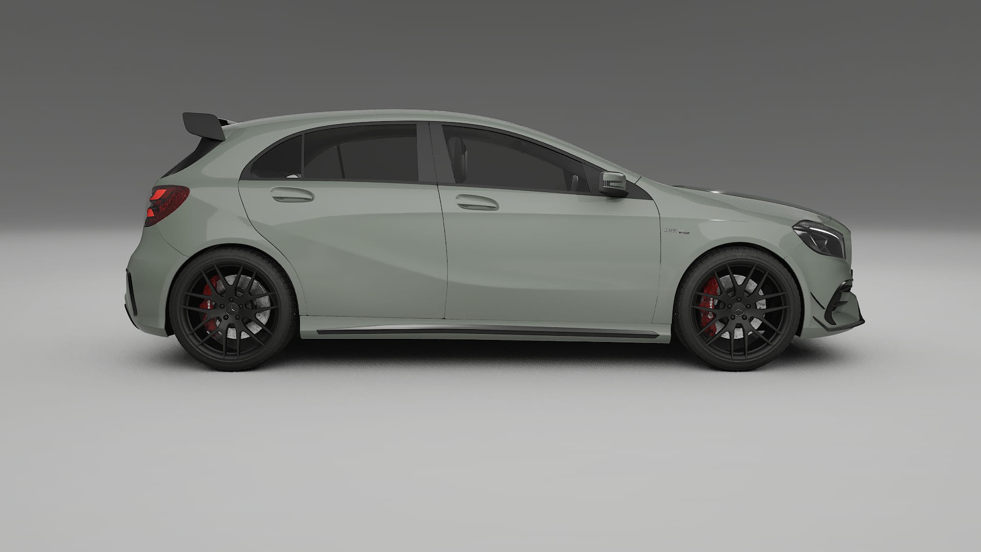 Mercedes A45 AMG W176 Film de Protecție pentru Vopsea TPU | SLATE PPF cu Schimbare de Culoare – Kit Complet Predecupat