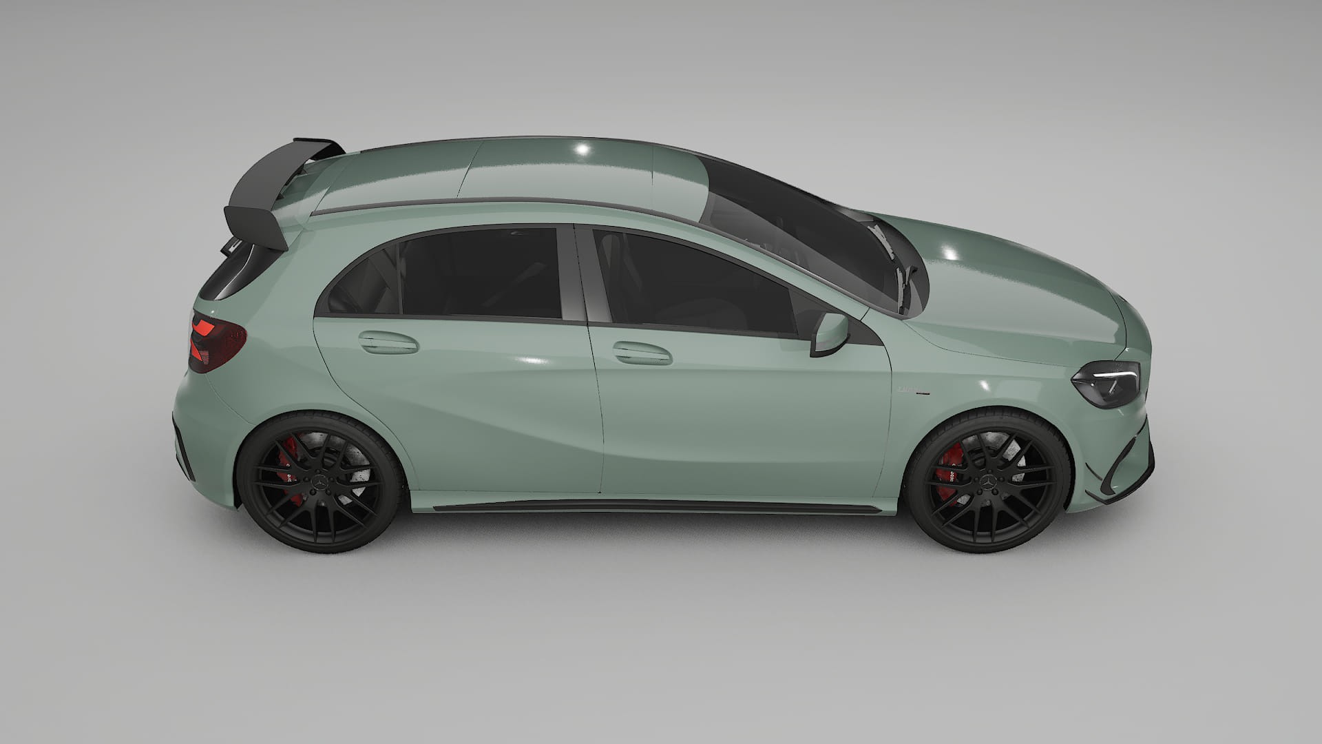 Mercedes A45 AMG W176 Film de Protecție pentru Vopsea TPU | CINDER PPF cu Schimbare de Culoare – Kit Complet Predecupat