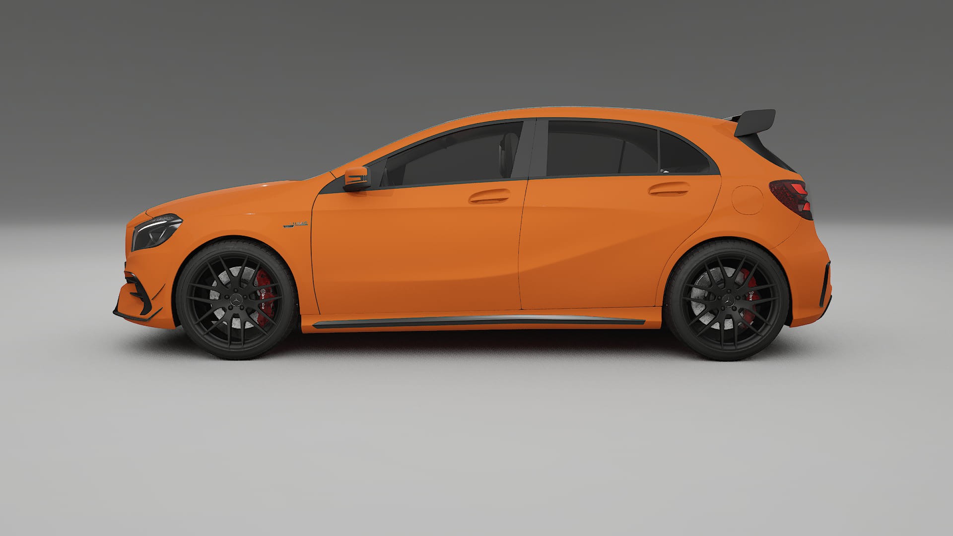 Mercedes A45 AMG W176 Film de Protecție pentru Vopsea TPU | ROCKET PPF cu Schimbare de Culoare – Kit Complet Predecupat