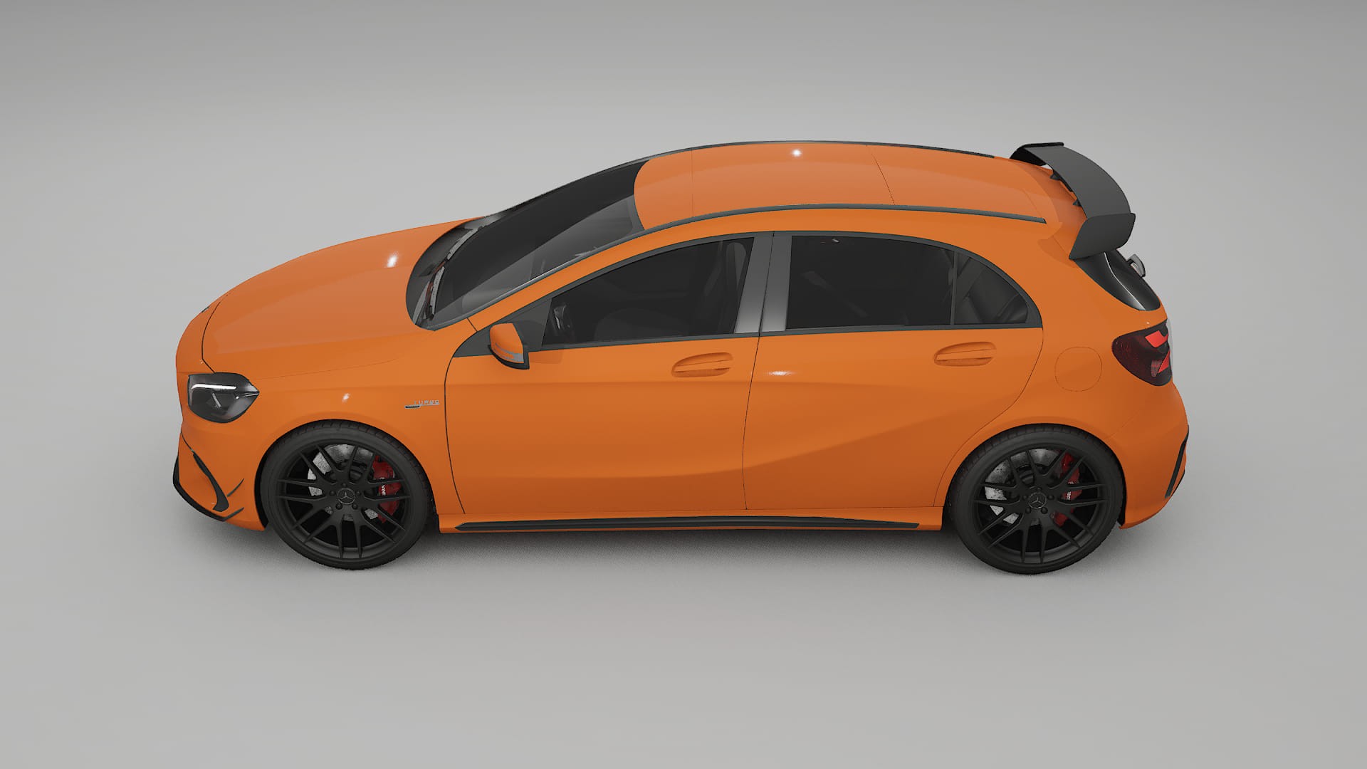 Mercedes A45 AMG W176 Film de Protecție pentru Vopsea TPU | ROCKET PPF cu Schimbare de Culoare – Kit Complet Predecupat