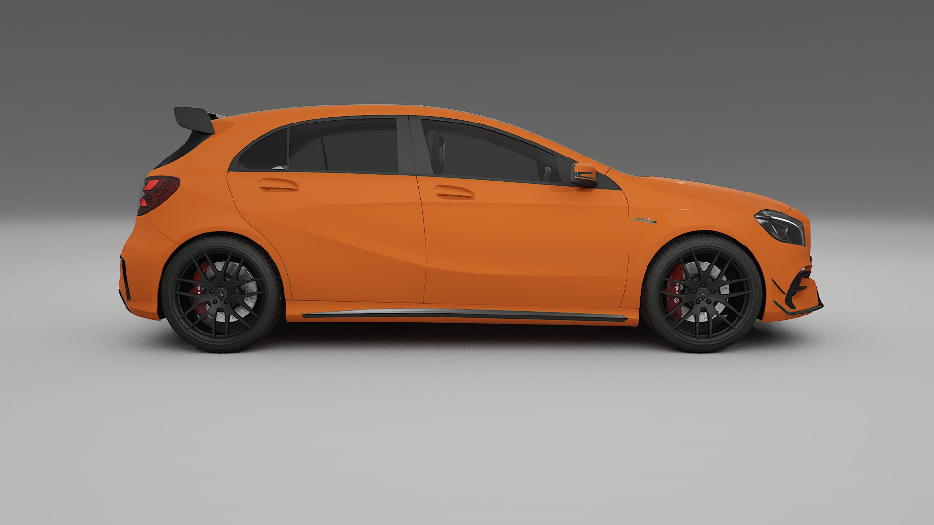 Mercedes A45 AMG W176 Film de Protecție pentru Vopsea TPU | ROCKET PPF cu Schimbare de Culoare – Kit Complet Predecupat