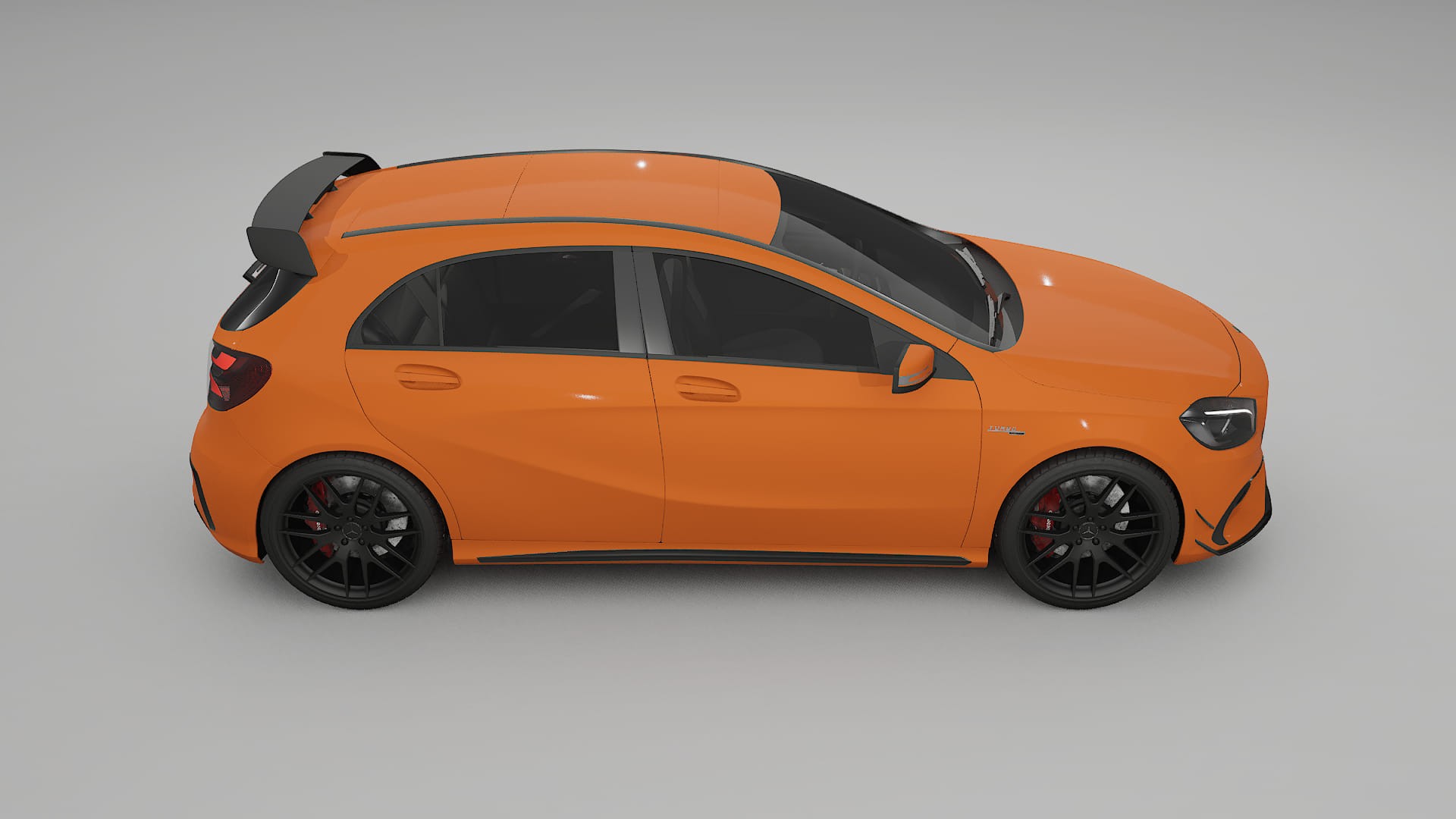 Mercedes A45 AMG W176 Film de Protecție pentru Vopsea TPU | ROCKET PPF cu Schimbare de Culoare – Kit Complet Predecupat