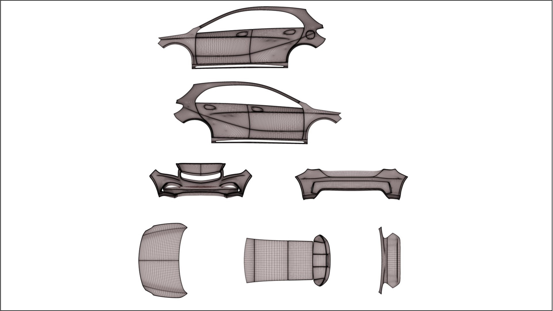 Mercedes A45 AMG W176 Film de Protecție pentru Vopsea TPU | SAHARA PPF cu Schimbare de Culoare – Kit Complet Predecupat