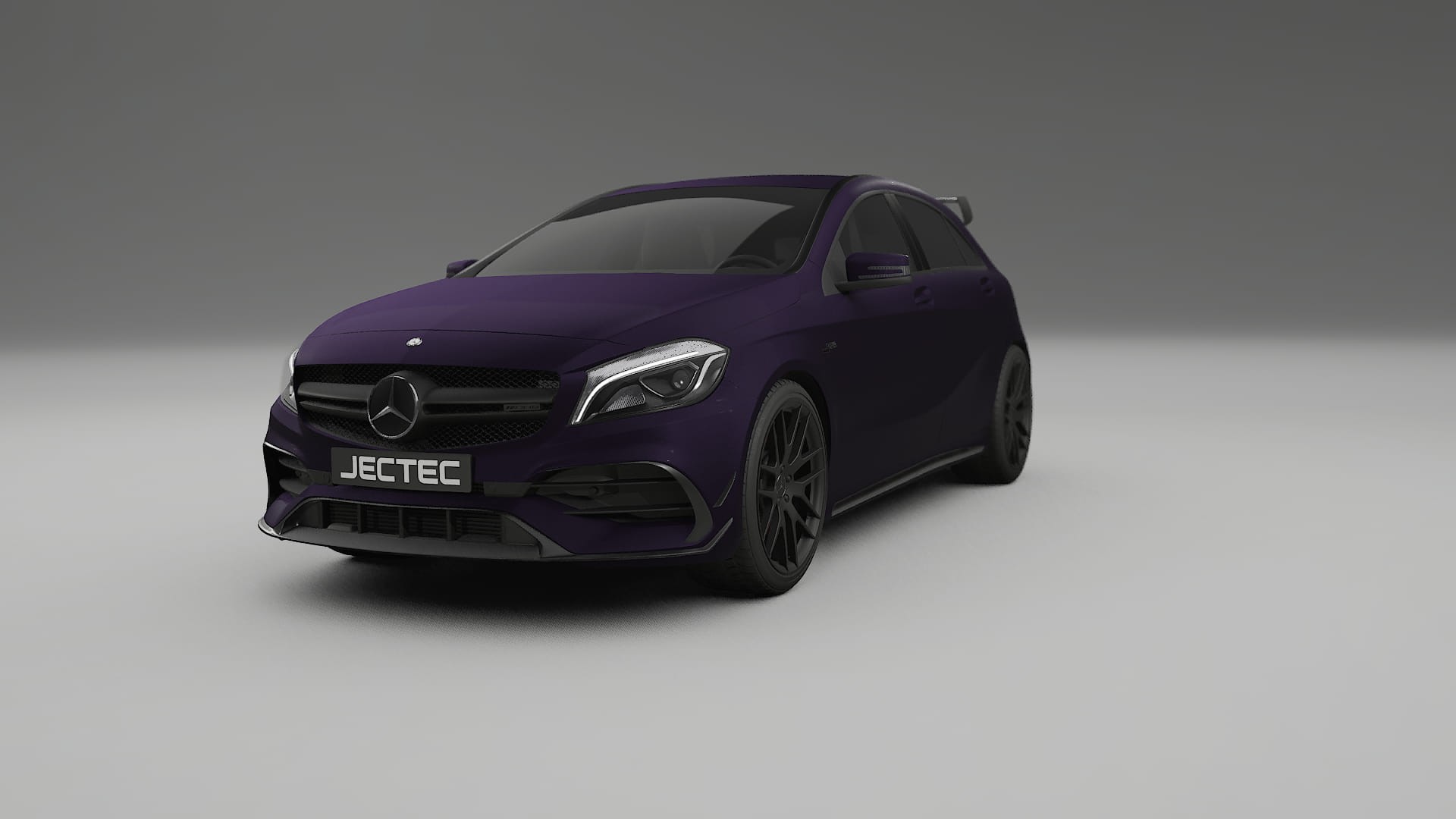 Mercedes A45 AMG W176 Film de Protecție pentru Vopsea TPU | VIOLET PPF cu Schimbare de Culoare – Kit Complet Predecupat