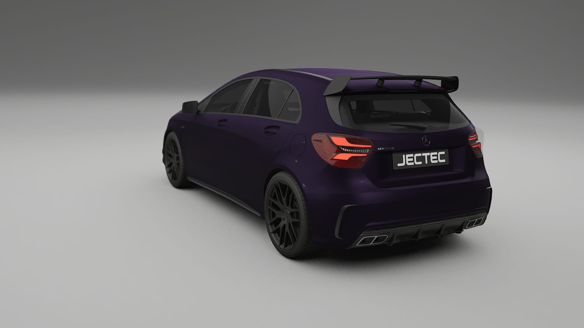 Mercedes A45 AMG W176 Film de Protecție pentru Vopsea TPU | VIOLET PPF cu Schimbare de Culoare – Kit Complet Predecupat