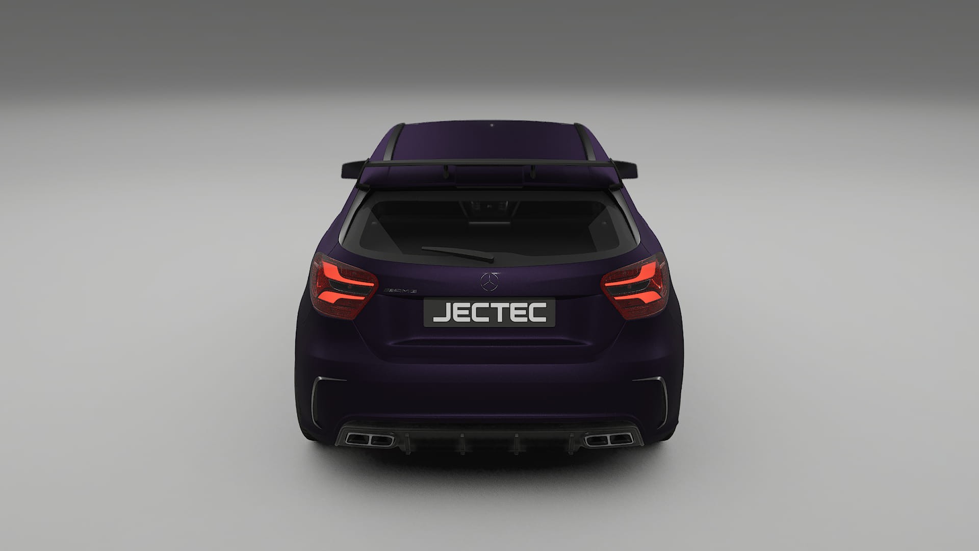 Mercedes A45 AMG W176 Film de Protecție pentru Vopsea TPU | VIOLET PPF cu Schimbare de Culoare – Kit Complet Predecupat