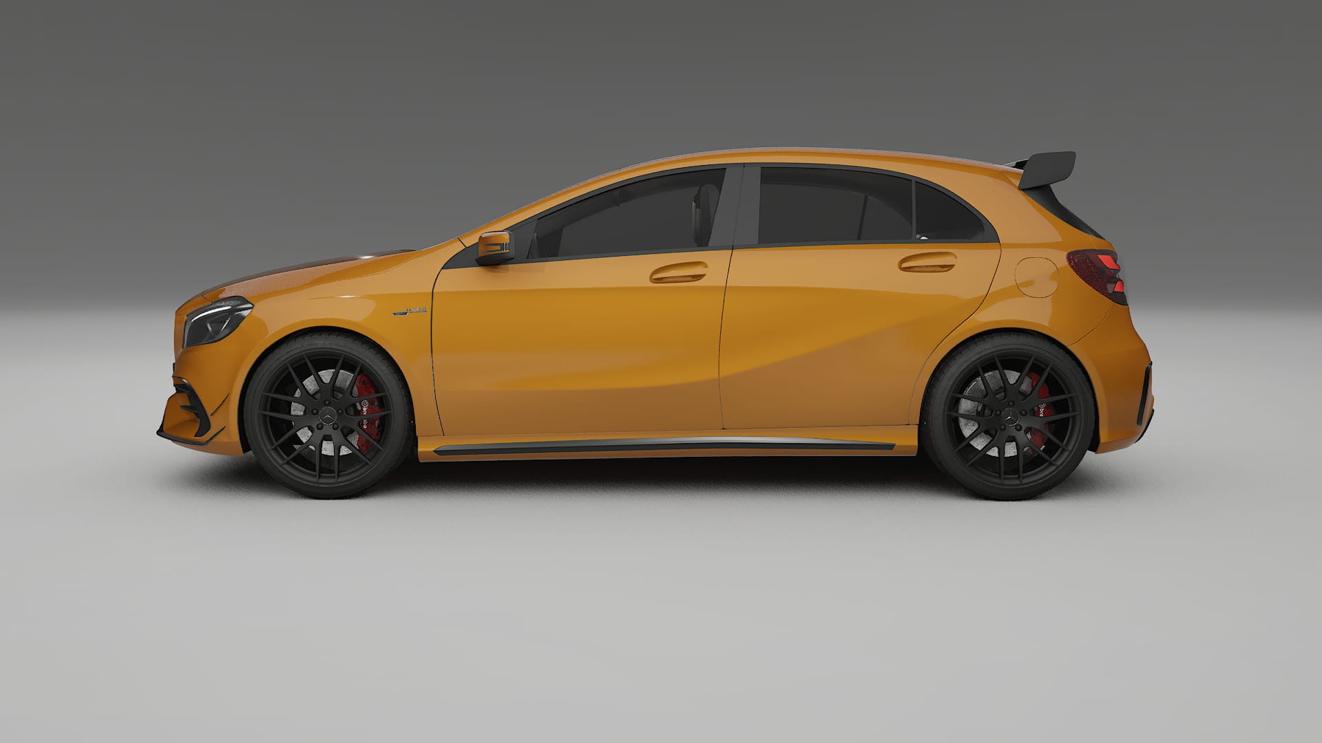 Mercedes A45 AMG W176 Film de Protecție pentru Vopsea TPU | DAISY PPF cu Schimbare de Culoare – Kit Complet Predecupat