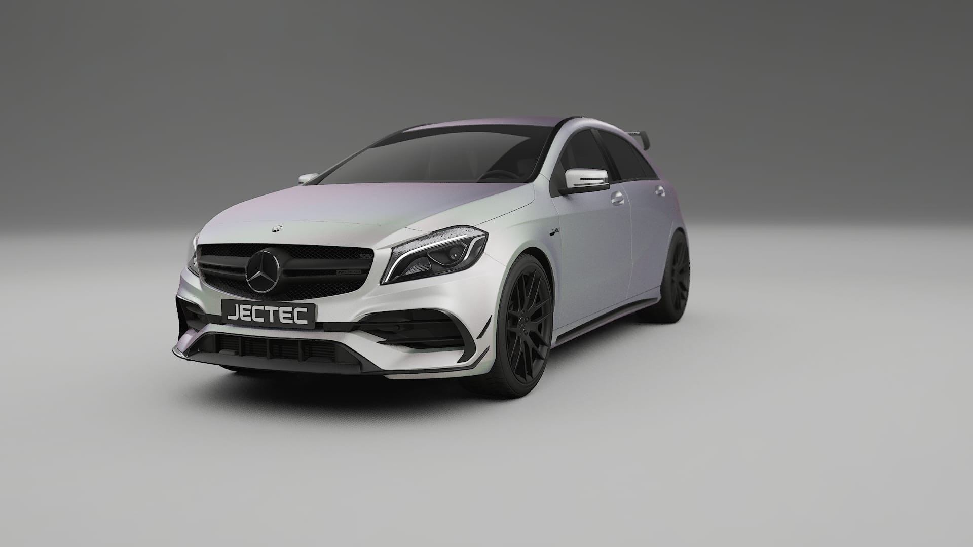 Mercedes A45 AMG W176 Film de Protecție pentru Vopsea TPU | NEBULA PPF cu Schimbare de Culoare – Kit Complet Predecupat