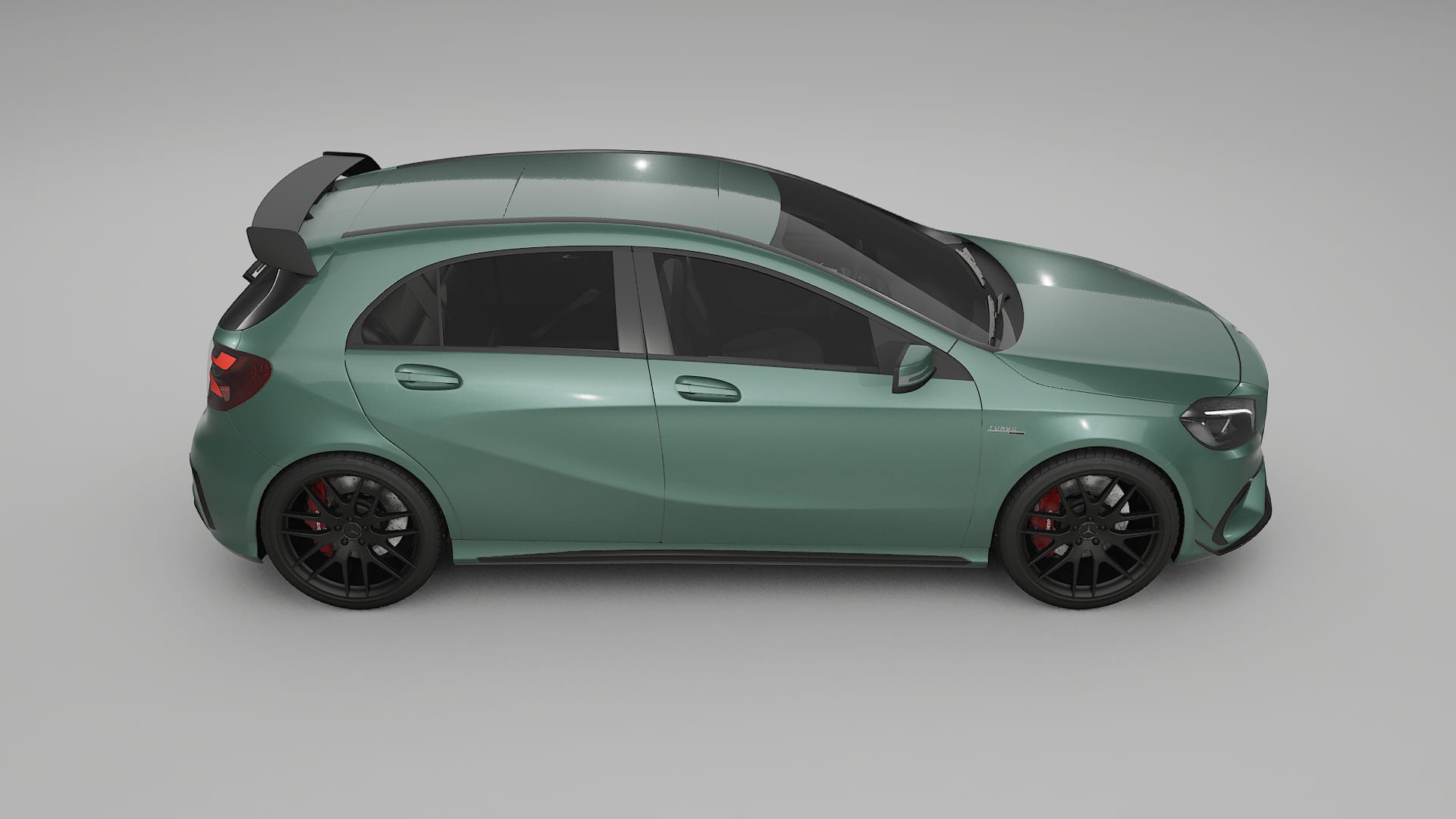 Mercedes A45 AMG W176 Film de Protecție pentru Vopsea TPU | EVERGREEN PPF cu Schimbare de Culoare – Kit Complet Predecupat