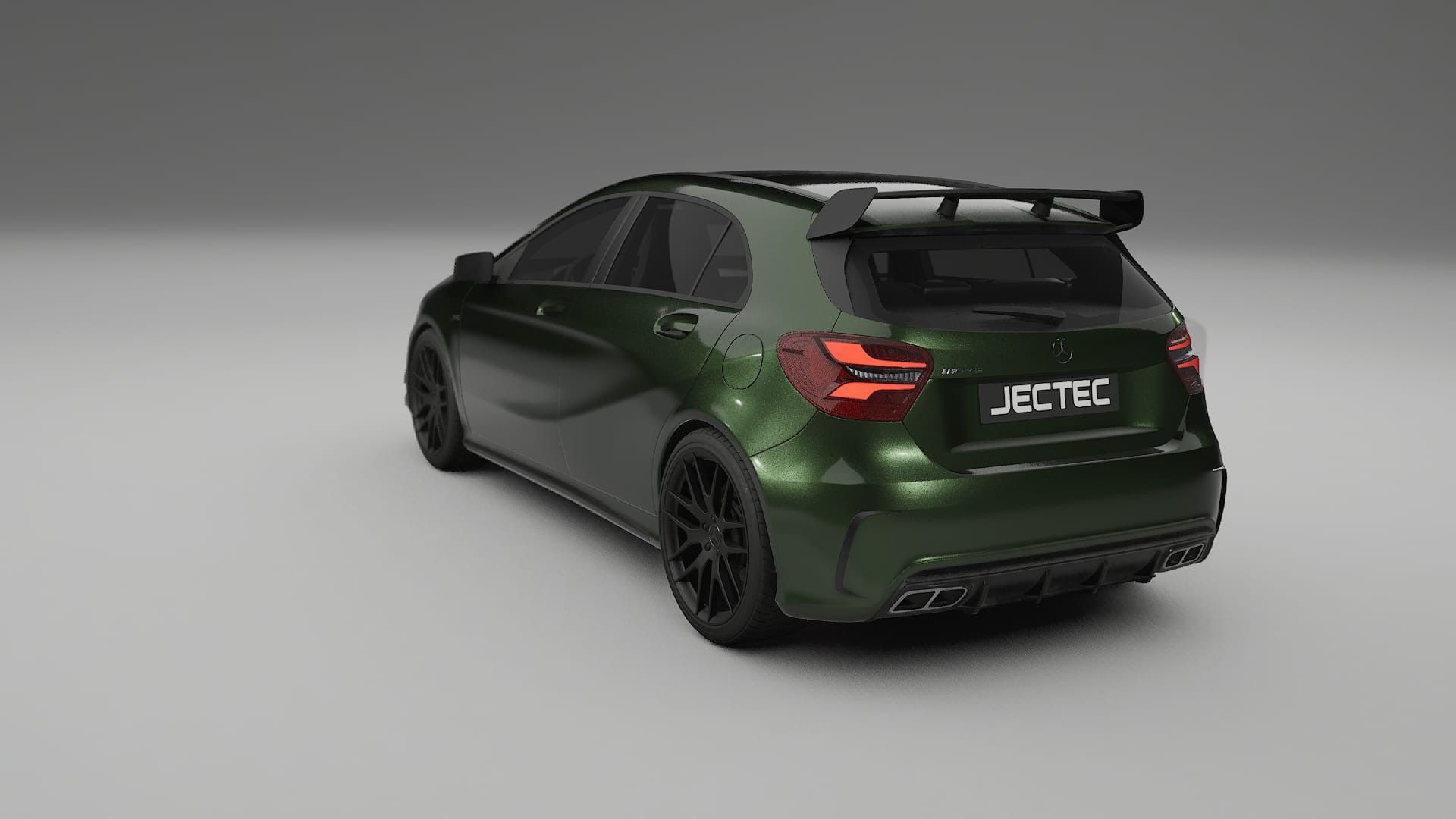 Mercedes A45 AMG W176 Film de Protecție pentru Vopsea TPU | LAGOON PPF cu Schimbare de Culoare – Kit Complet Predecupat