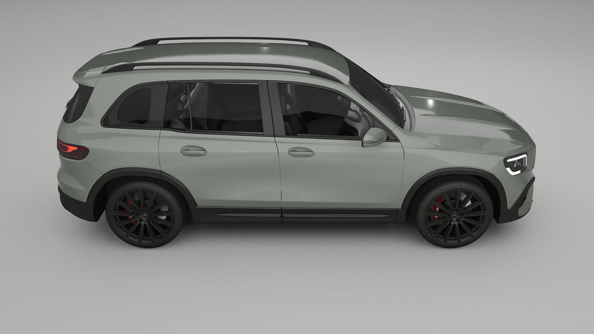 Mercedes AMG GLB Film de Protecție pentru Vopsea TPU | SLATE PPF cu Schimbare de Culoare – Kit Complet Predecupat