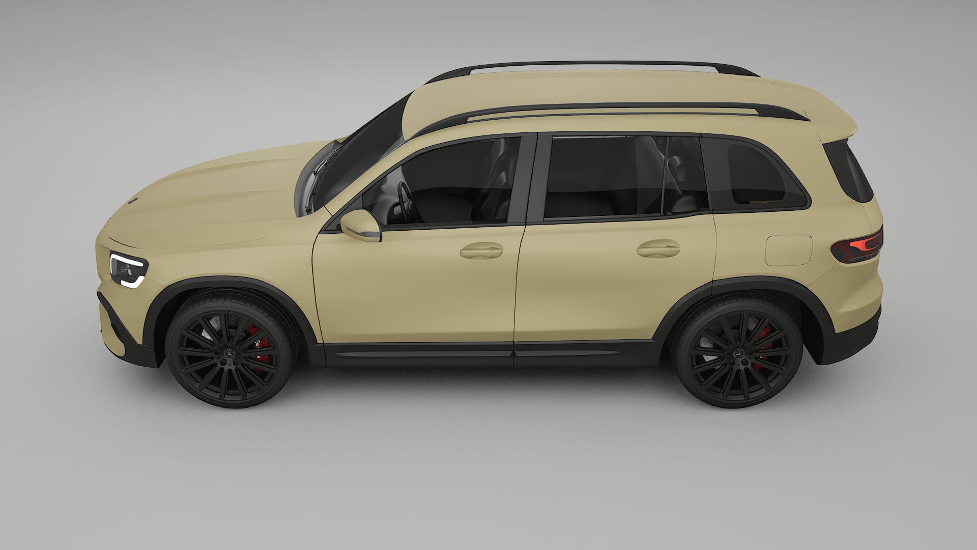 Mercedes AMG GLB Film de Protecție pentru Vopsea TPU | SAND PPF cu Schimbare de Culoare – Kit Complet Predecupat