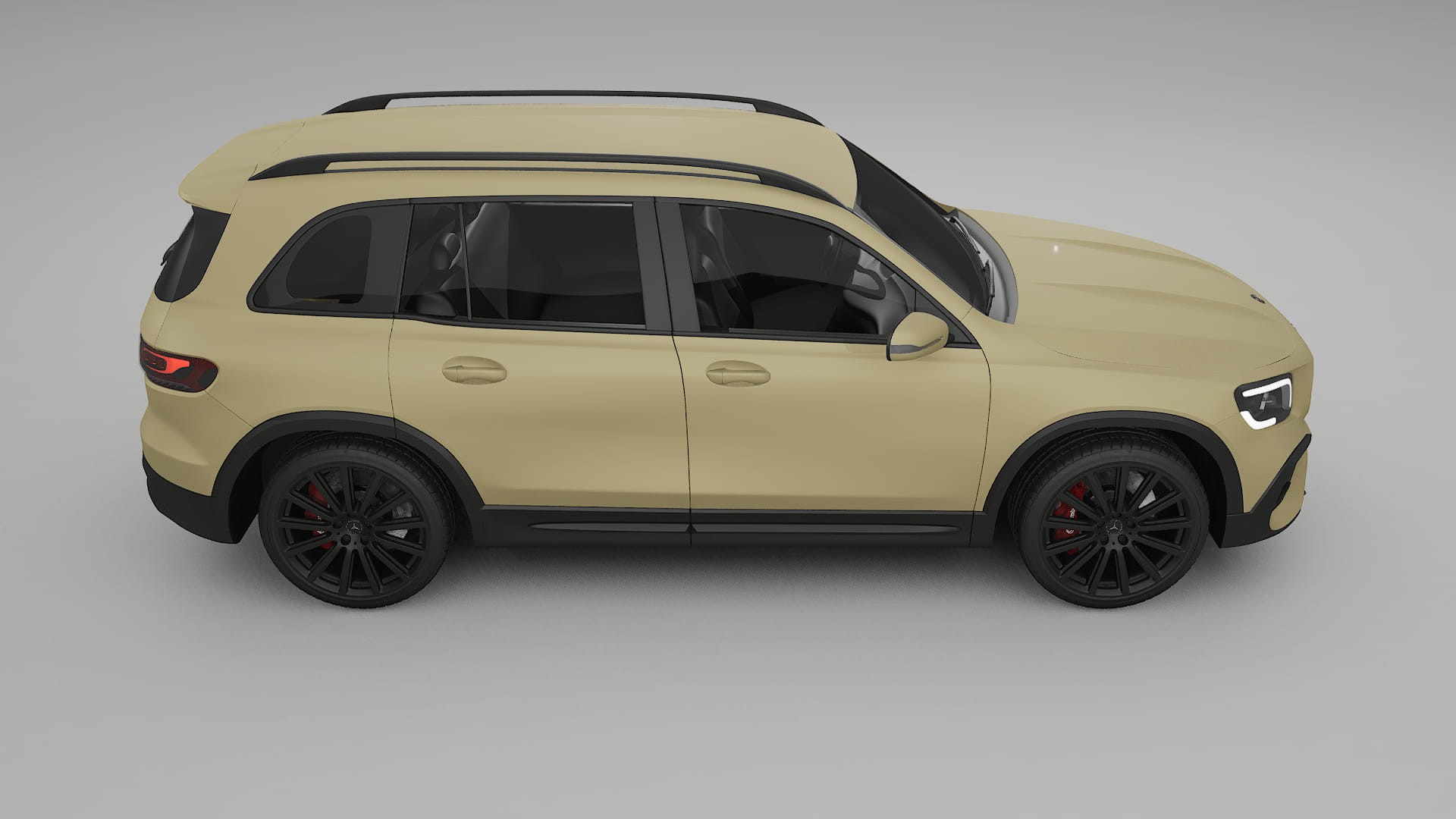 Mercedes AMG GLB Film de Protecție pentru Vopsea TPU | SAND PPF cu Schimbare de Culoare – Kit Complet Predecupat