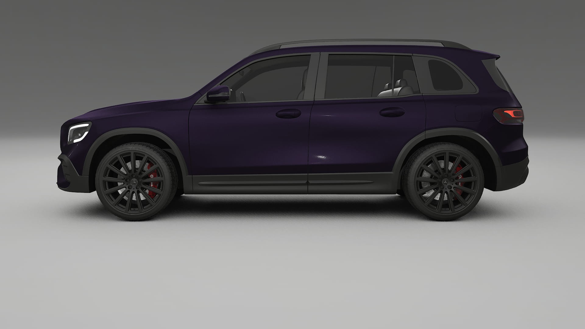 Mercedes AMG GLB Film de Protecție pentru Vopsea TPU | VIOLET PPF cu Schimbare de Culoare – Kit Complet Predecupat