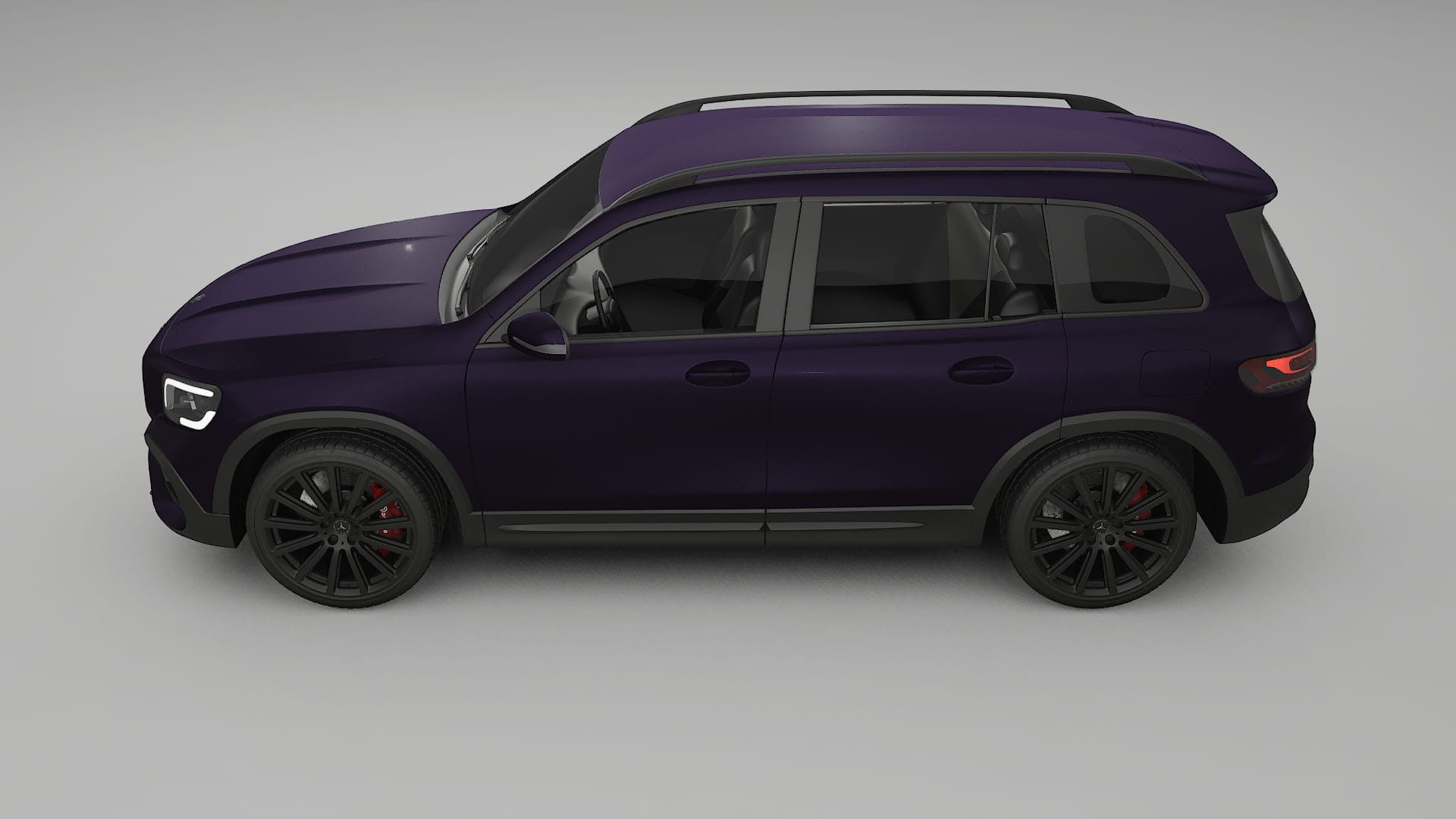 Mercedes AMG GLB Film de Protecție pentru Vopsea TPU | VIOLET PPF cu Schimbare de Culoare – Kit Complet Predecupat