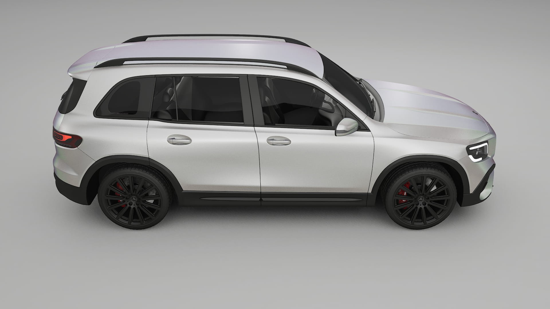 Mercedes AMG GLB Film de Protecție pentru Vopsea TPU | NEBULA PPF cu Schimbare de Culoare – Kit Complet Predecupat