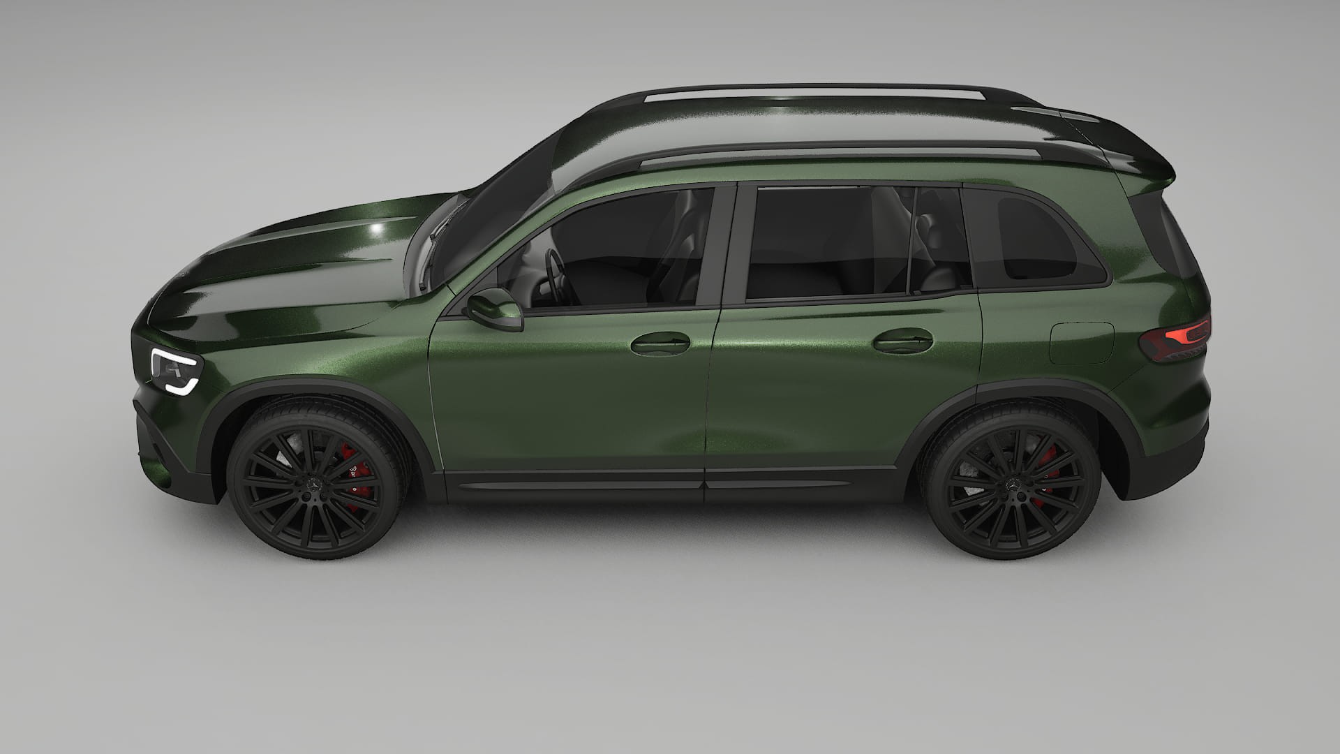 Mercedes AMG GLB Film de Protecție pentru Vopsea TPU | LAGOON PPF cu Schimbare de Culoare – Kit Complet Predecupat