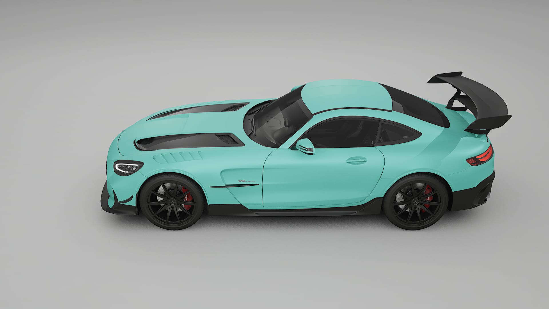 Mercedes AMG GT Black Series C192 Coupe Film de Protecție pentru Vopsea TPU | FROST PPF cu Schimbare de Culoare – Kit Complet