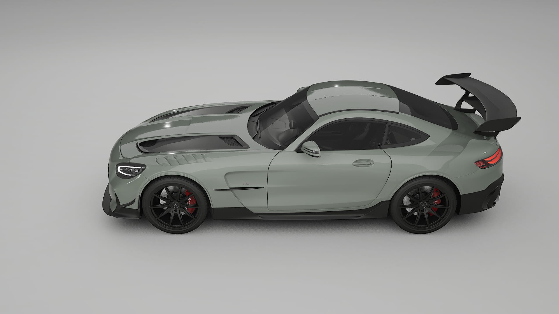 Mercedes AMG GT Black Series C192 Coupe Film de Protecție pentru Vopsea TPU | SLATE PPF cu Schimbare de Culoare – Kit Complet