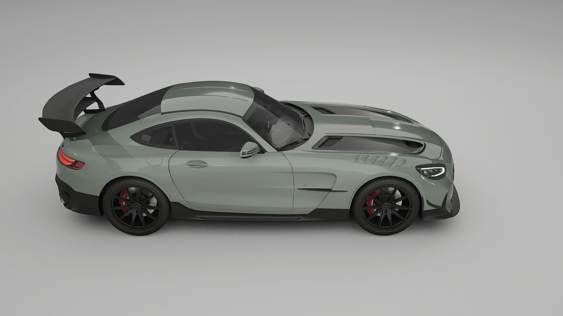 Mercedes AMG GT Black Series C192 Coupe Film de Protecție pentru Vopsea TPU | SLATE PPF cu Schimbare de Culoare – Kit Complet