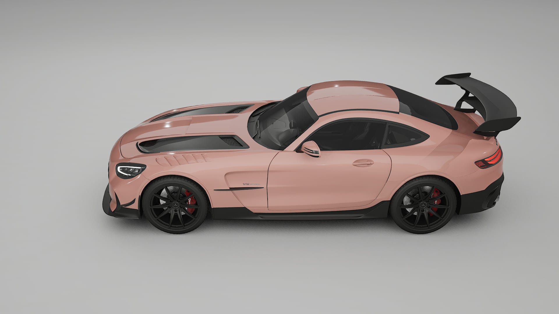 Mercedes AMG GT Black Series C192 Coupe Film de Protecție pentru Vopsea TPU | BLUSH PPF cu Schimbare de Culoare – Kit Complet