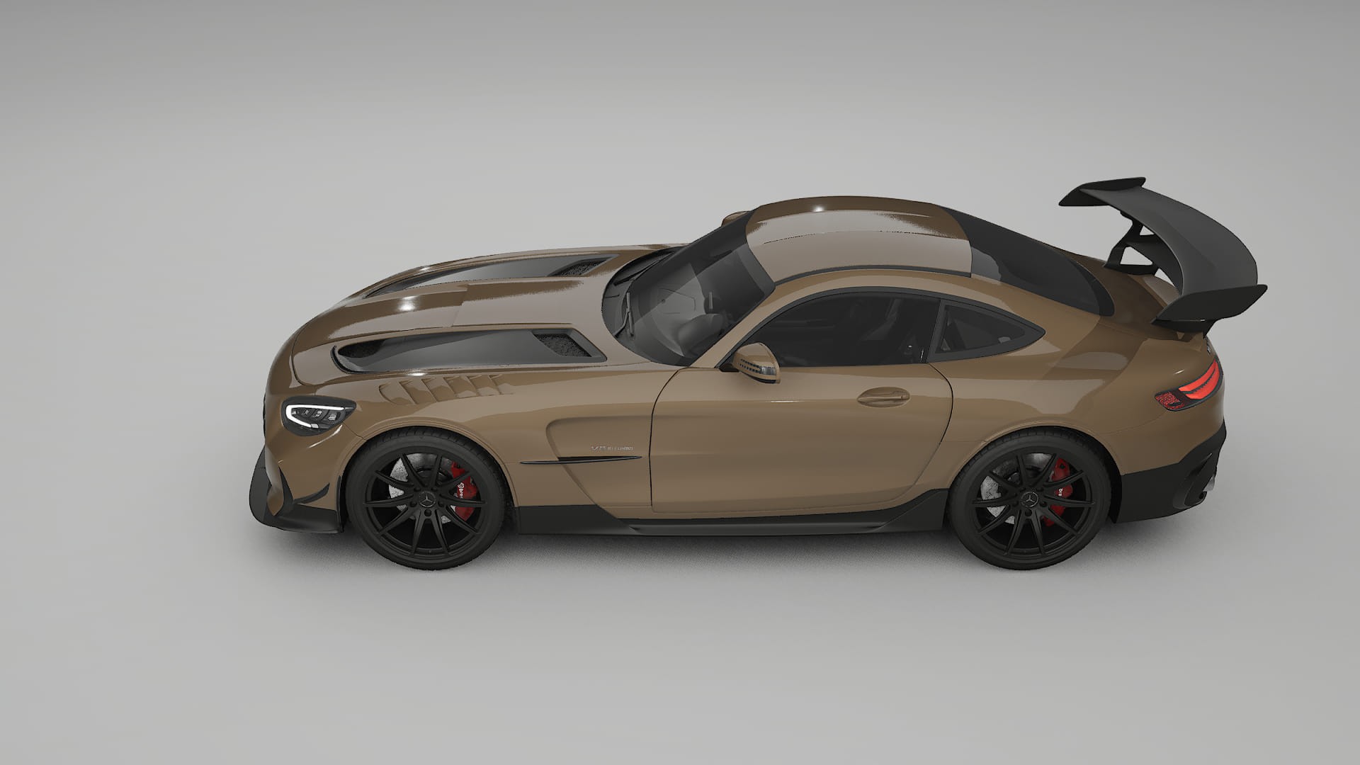 Mercedes AMG GT Black Series C192 Coupe Film de Protecție pentru Vopsea TPU | SAHARA PPF cu Schimbare de Culoare – Kit Comple
