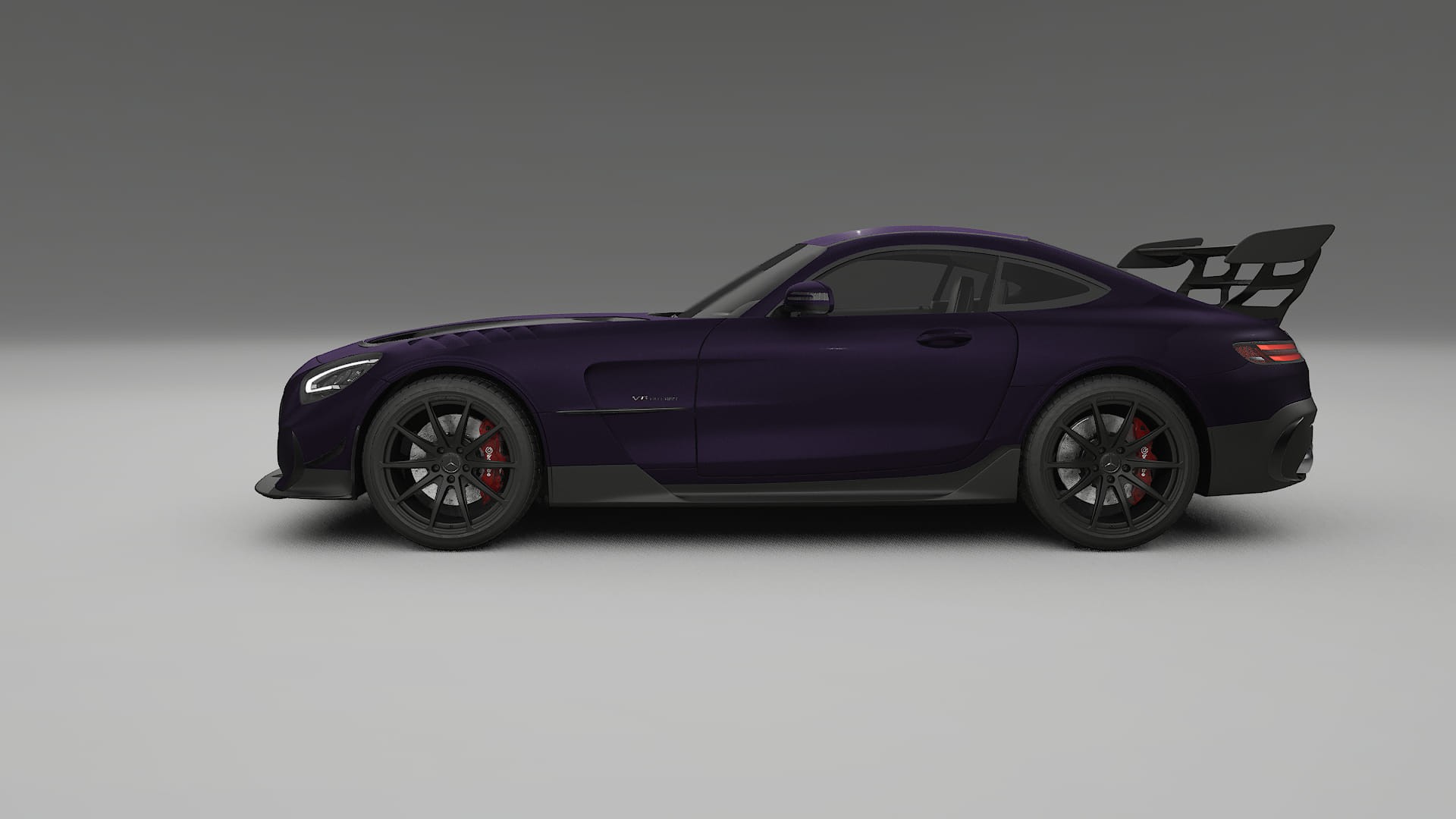 Mercedes AMG GT Black Series C192 Coupe Film de Protecție pentru Vopsea TPU | VIOLET PPF cu Schimbare de Culoare – Kit Comple