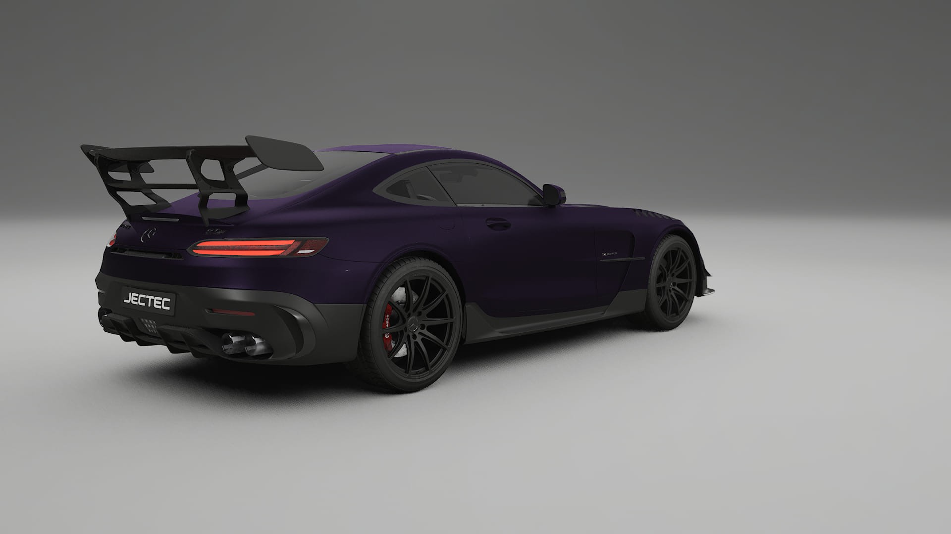 Mercedes AMG GT Black Series C192 Coupe Film de Protecție pentru Vopsea TPU | VIOLET PPF cu Schimbare de Culoare – Kit Comple